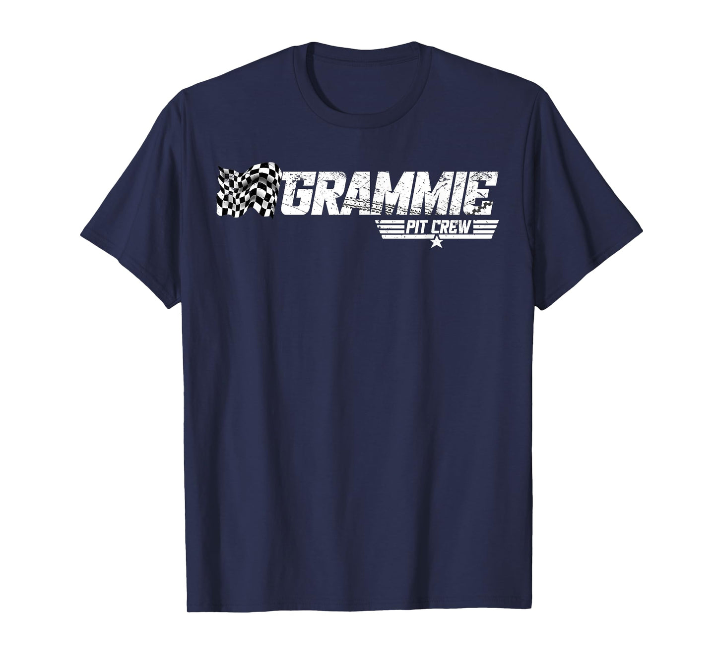 Grammie Pit Crew Race Car Birthday Family Racing T-Shirt