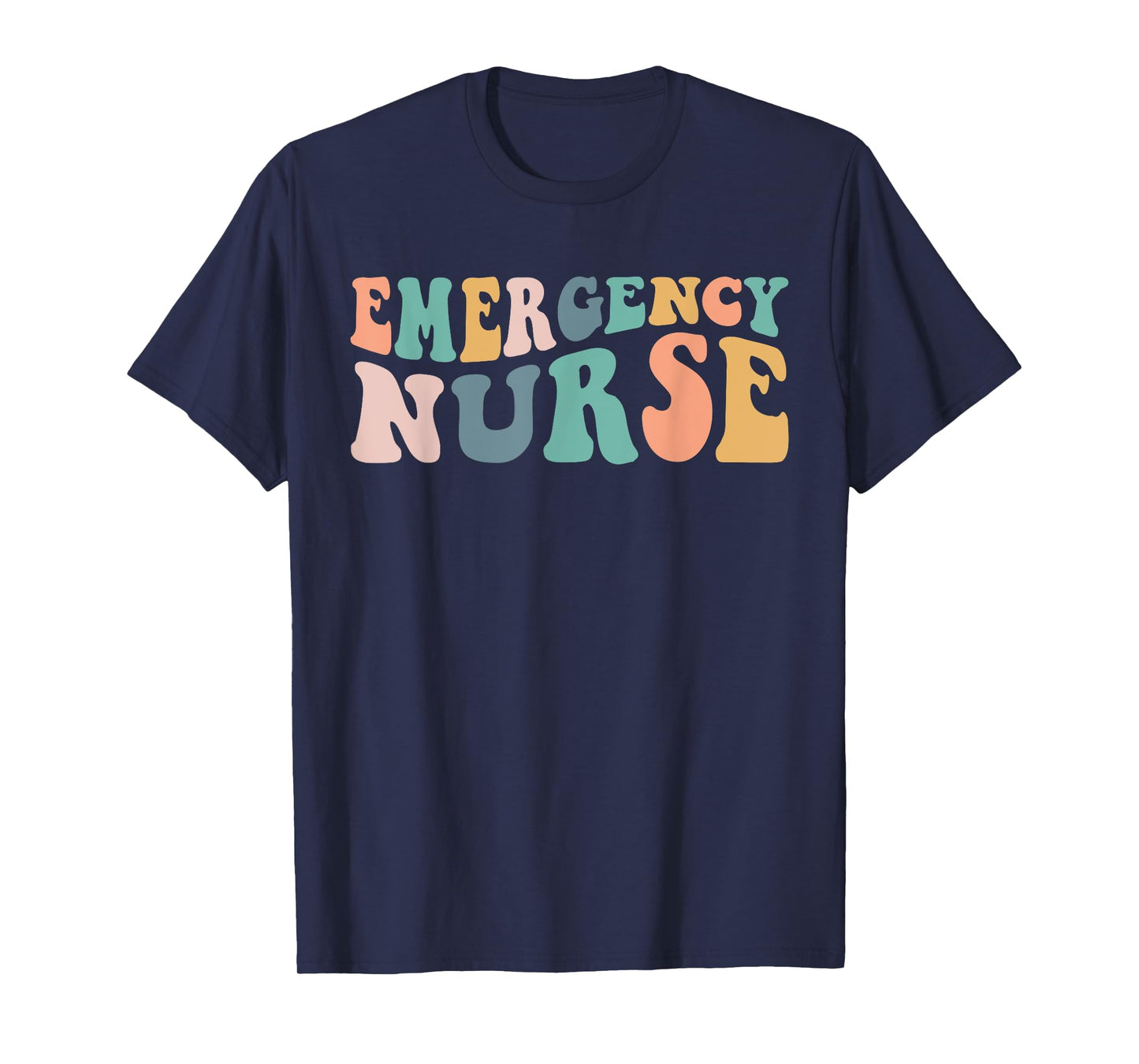 groovy ER Nurse Emergency Room Nurse School women nursing T-Shirt
