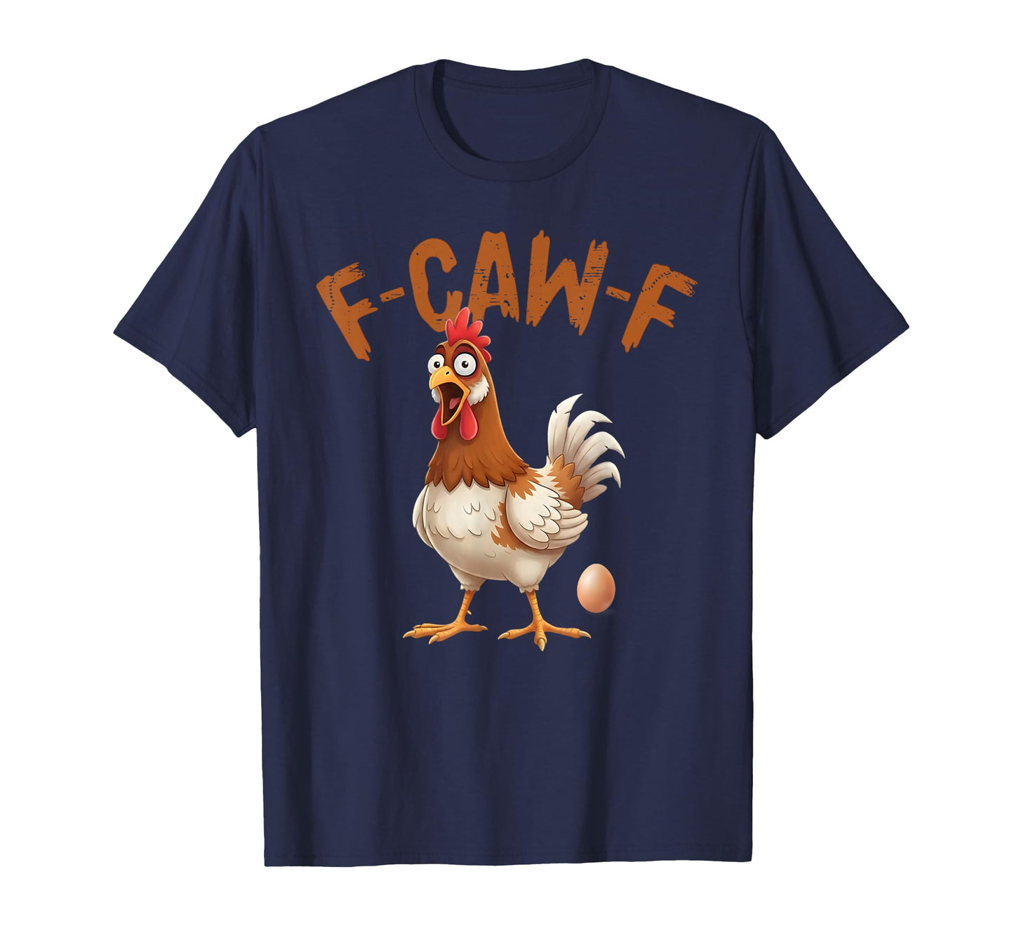 Funny Chicken F-CAW-F Humor FCAWF Chicken Halloween Pregnant T-Shirt