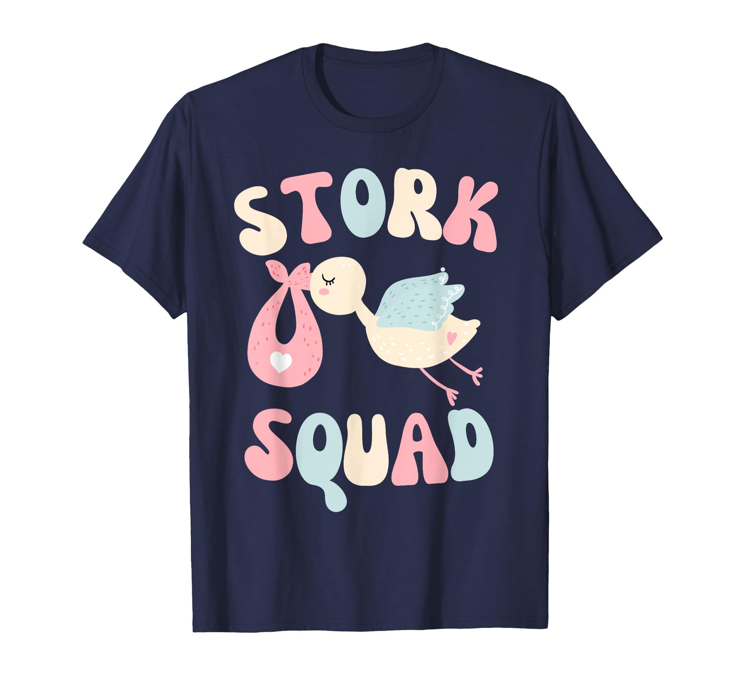 Stork Squad Matching Labor and Delivery Nurse Team T-Shirt