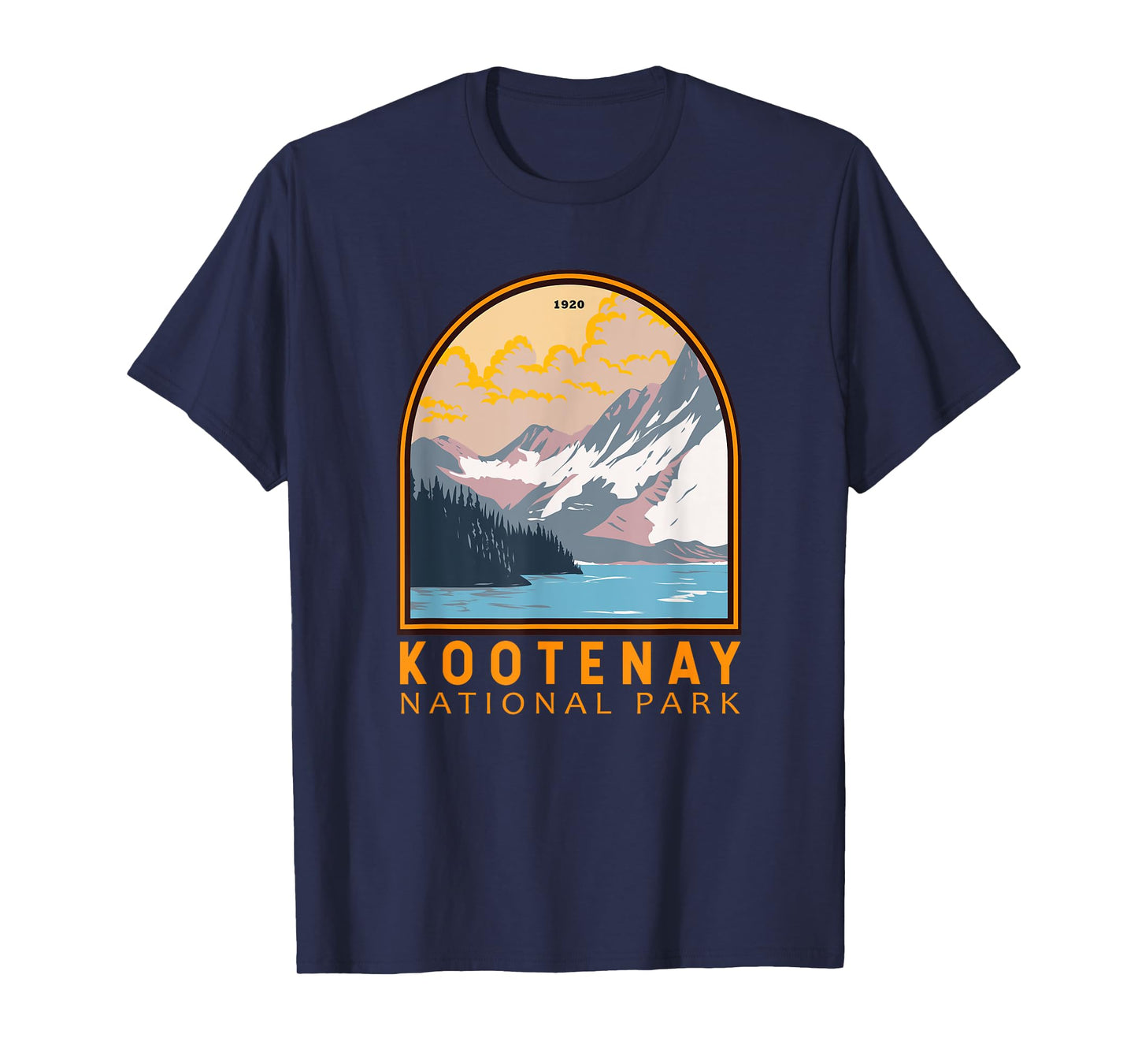 Kootenay National Park Canada Vintage Emblem T-Shirt