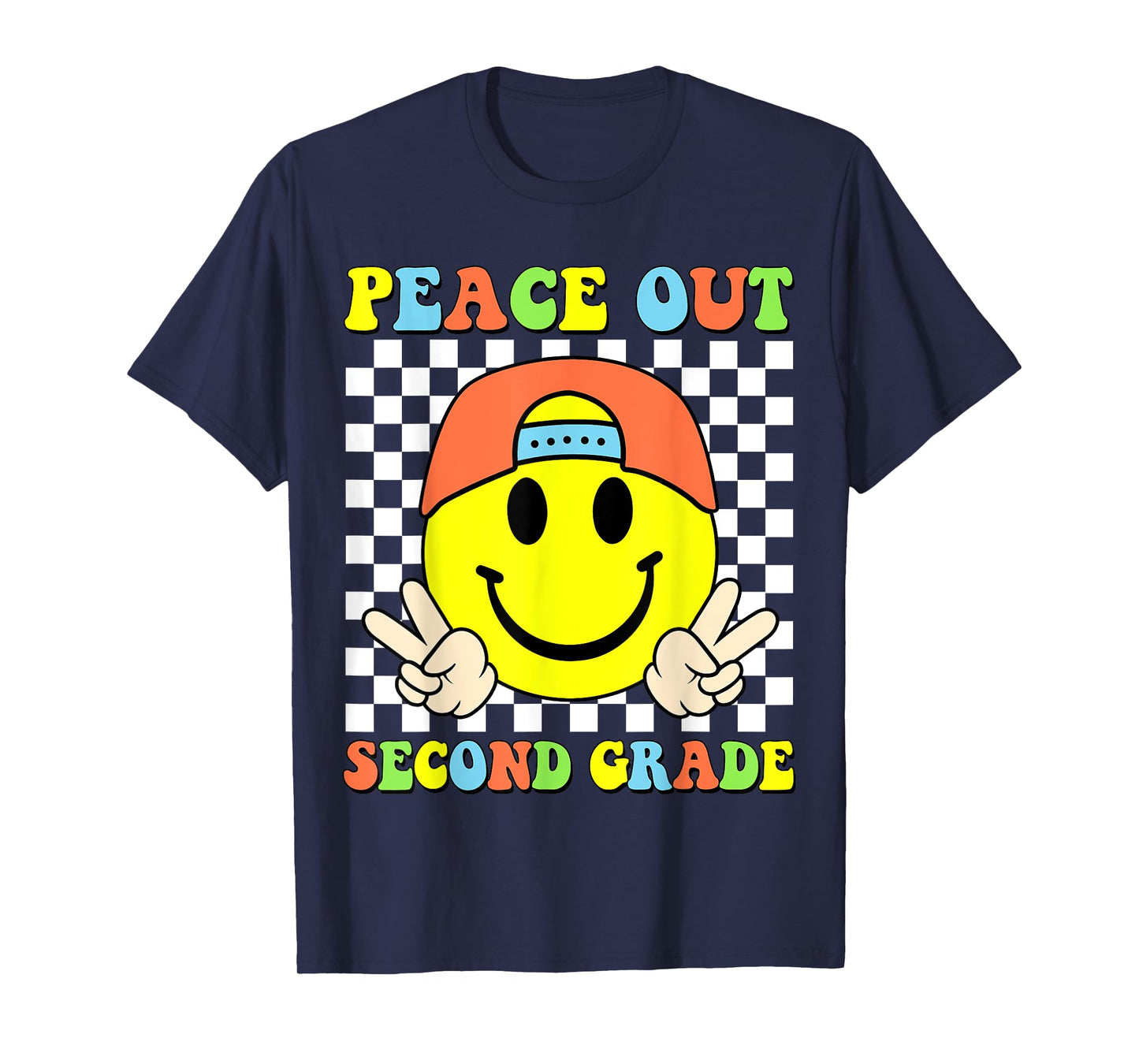 Peace Out 2nd Grade Boys Kid Graduation Last Day Of School T-Shirt