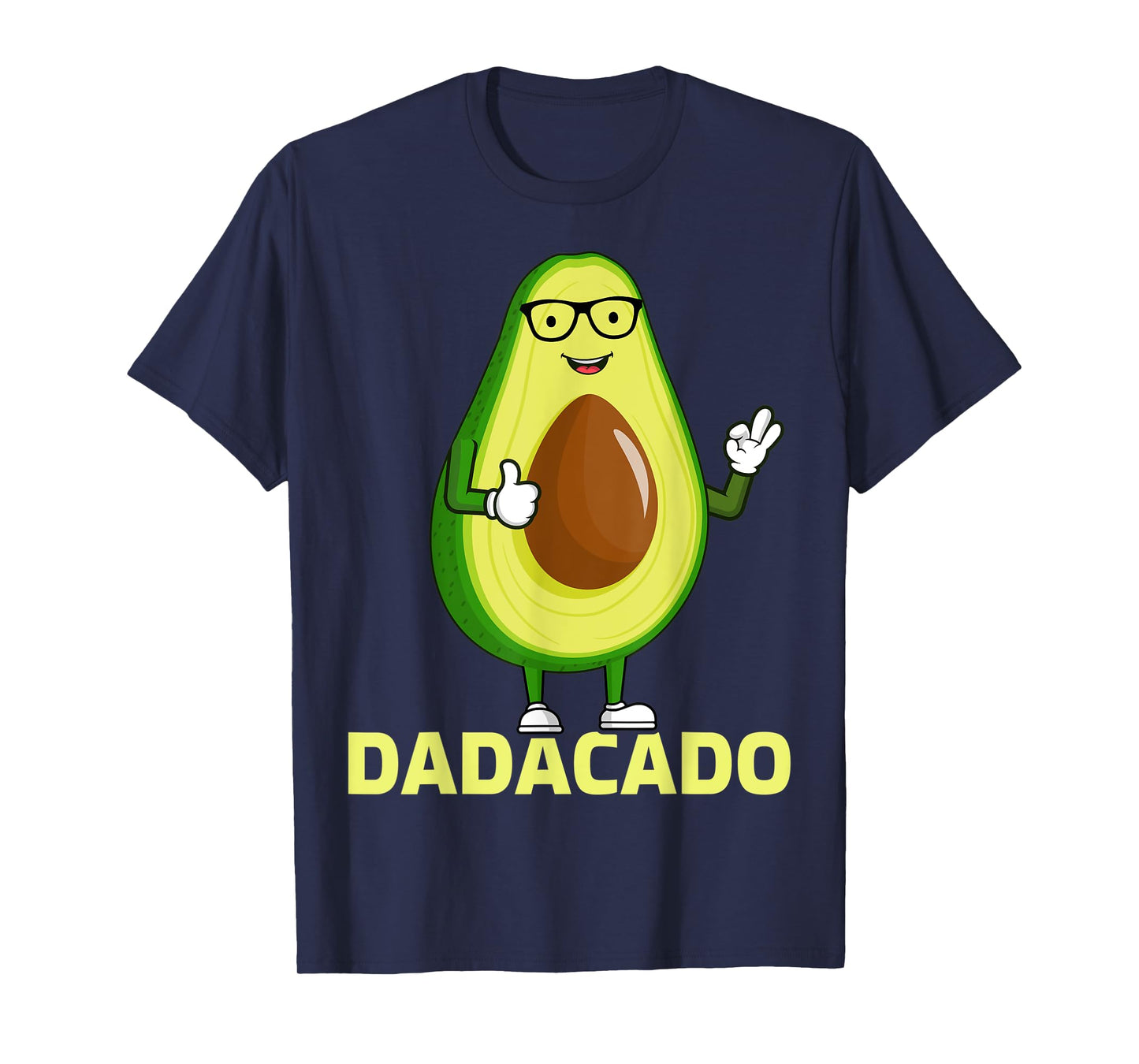 Mens Avocado Lover Funny Dadacado Father's Day Avocado Dad T-Shirt