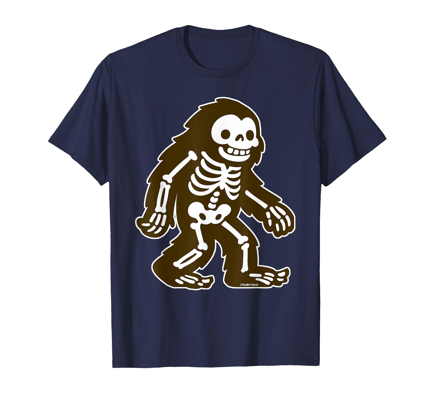 Cute and Funny Bigfoot Skeleton T-Shirt