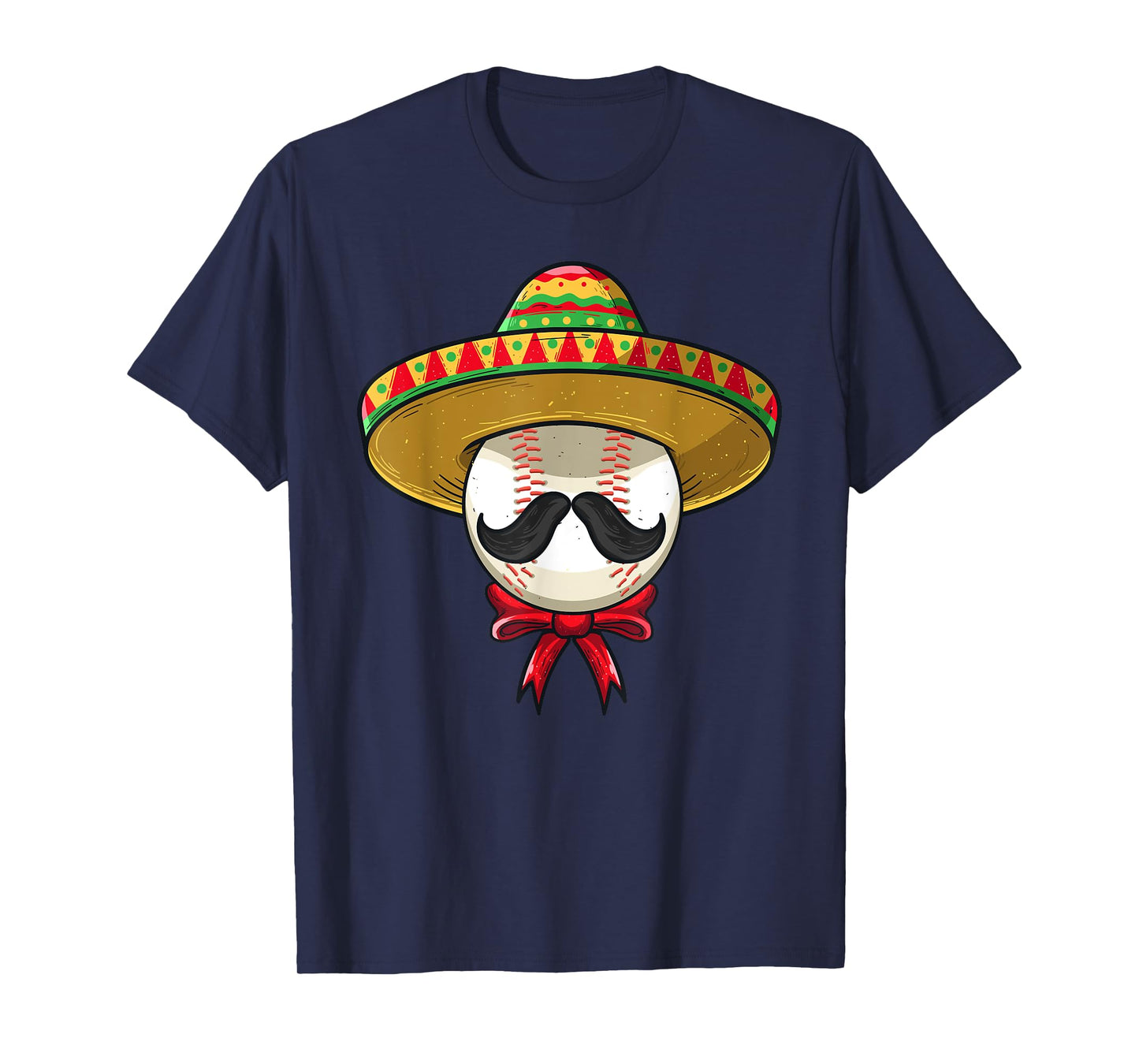 Cinco De Mayo | Baseball Mexican Sombrero T-Shirt
