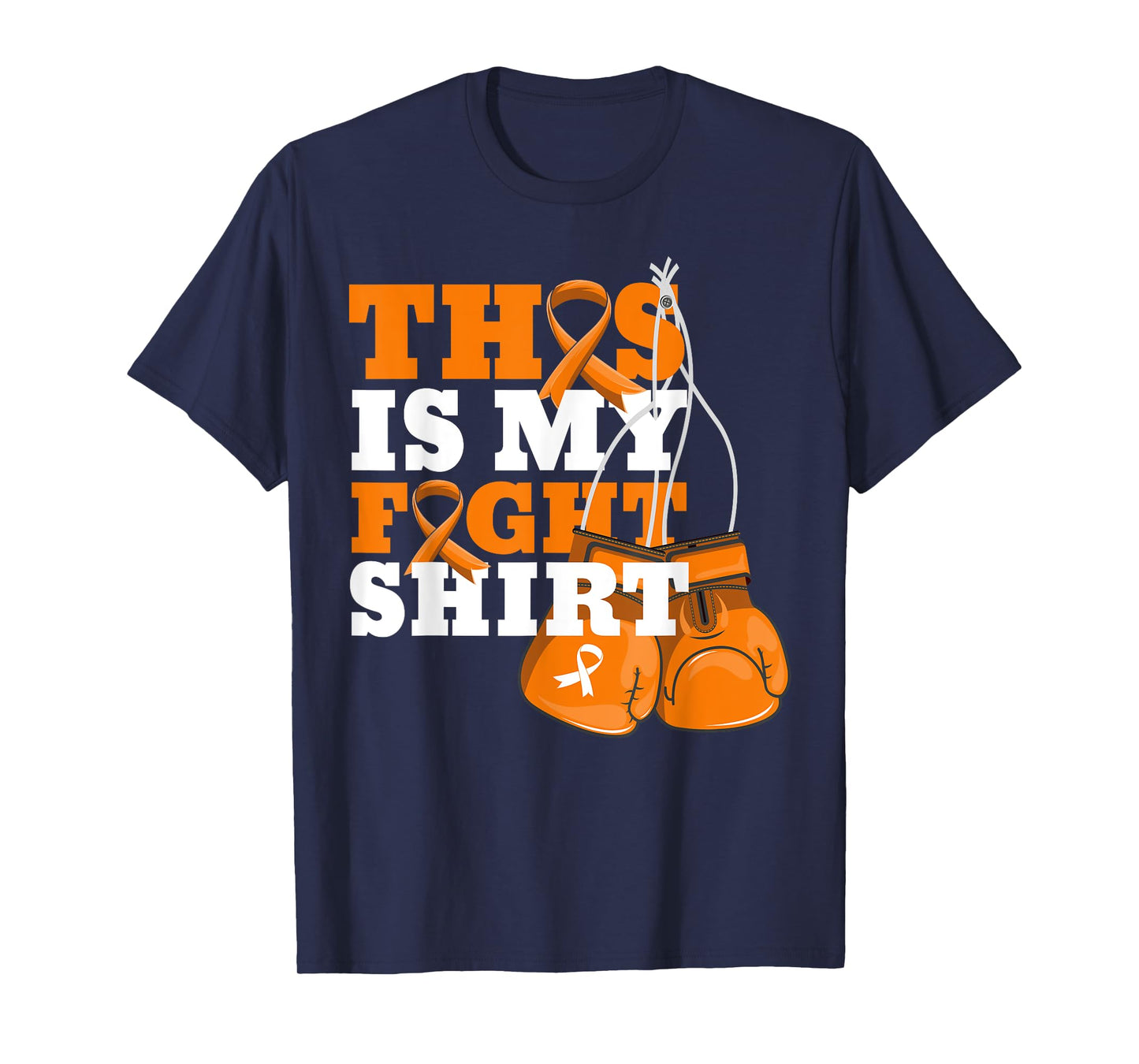 This Is My Fight Shirt Multiple Sclerosis Fighter Strong Men T-Shirt