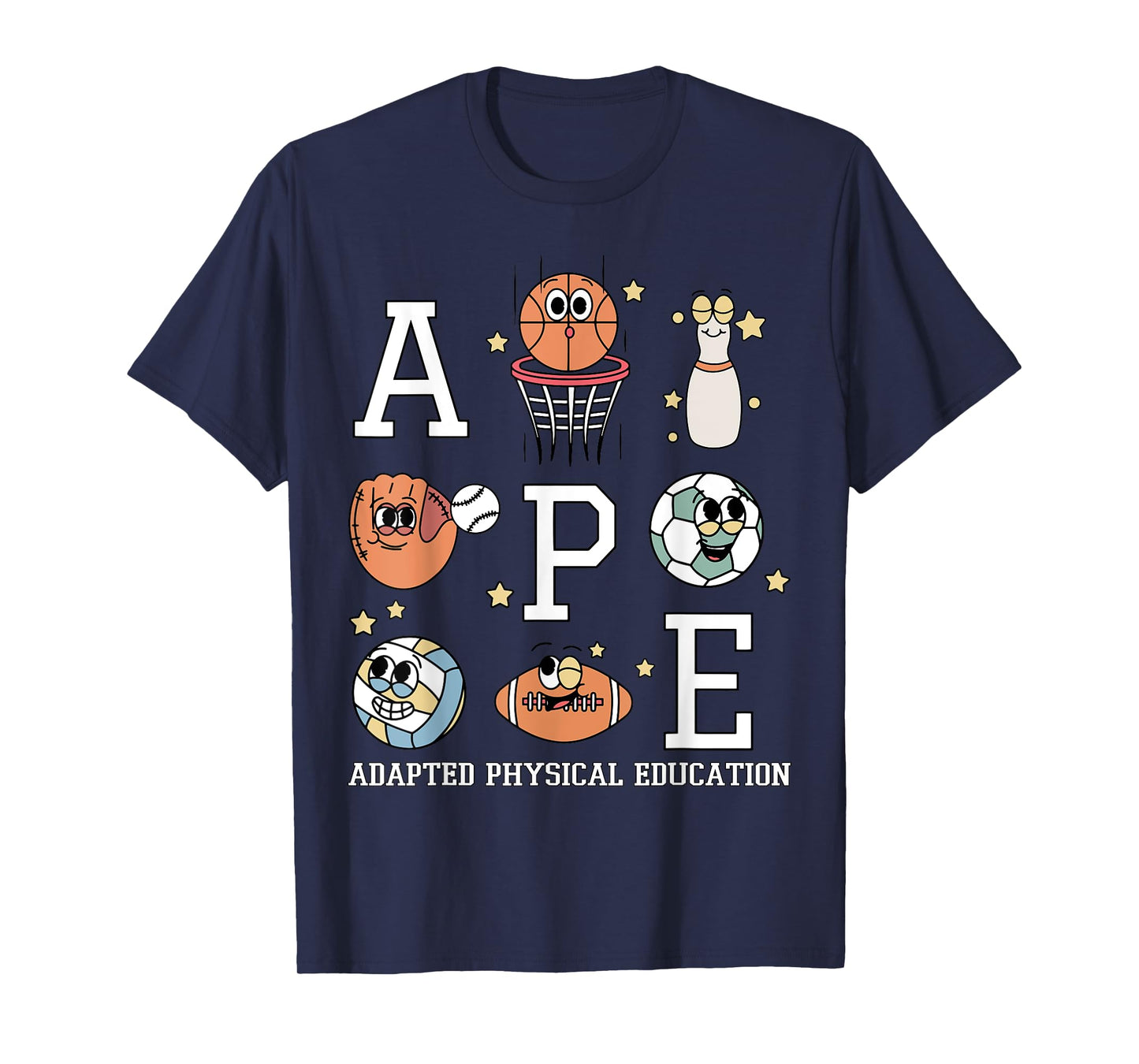 APE Teacher Adapted Physical Education Sports PE Teacher T-Shirt