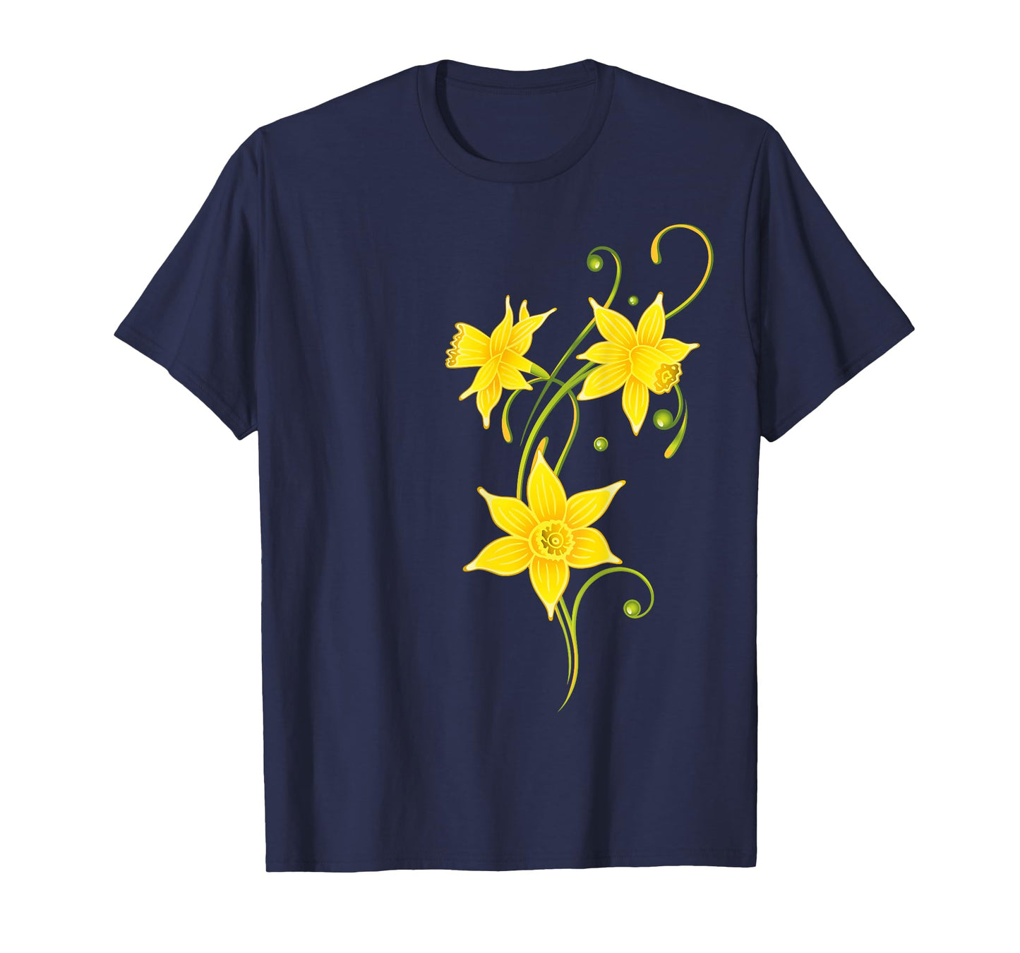 Daffodils Flower Shirt Floral Spring Design Easter tee T-Shirt