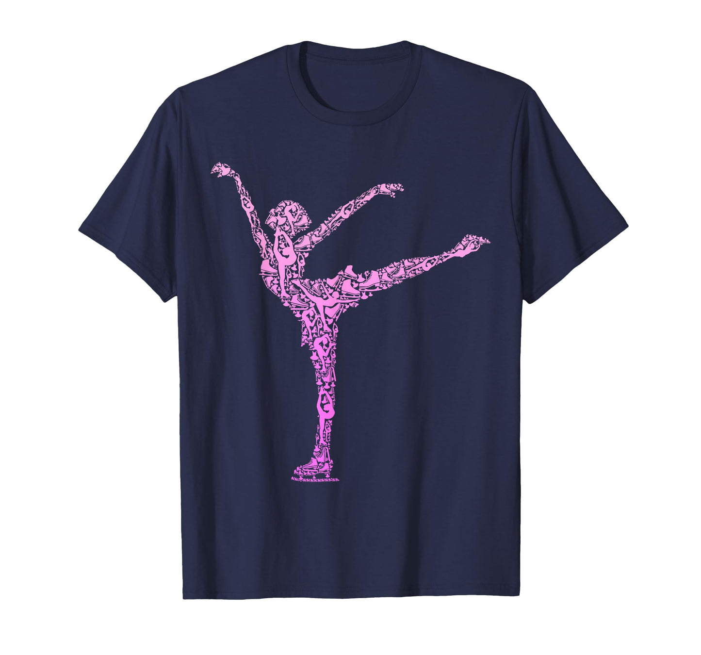 Figure Skating Ice Skating Ice Skates Girls Women T-Shirt