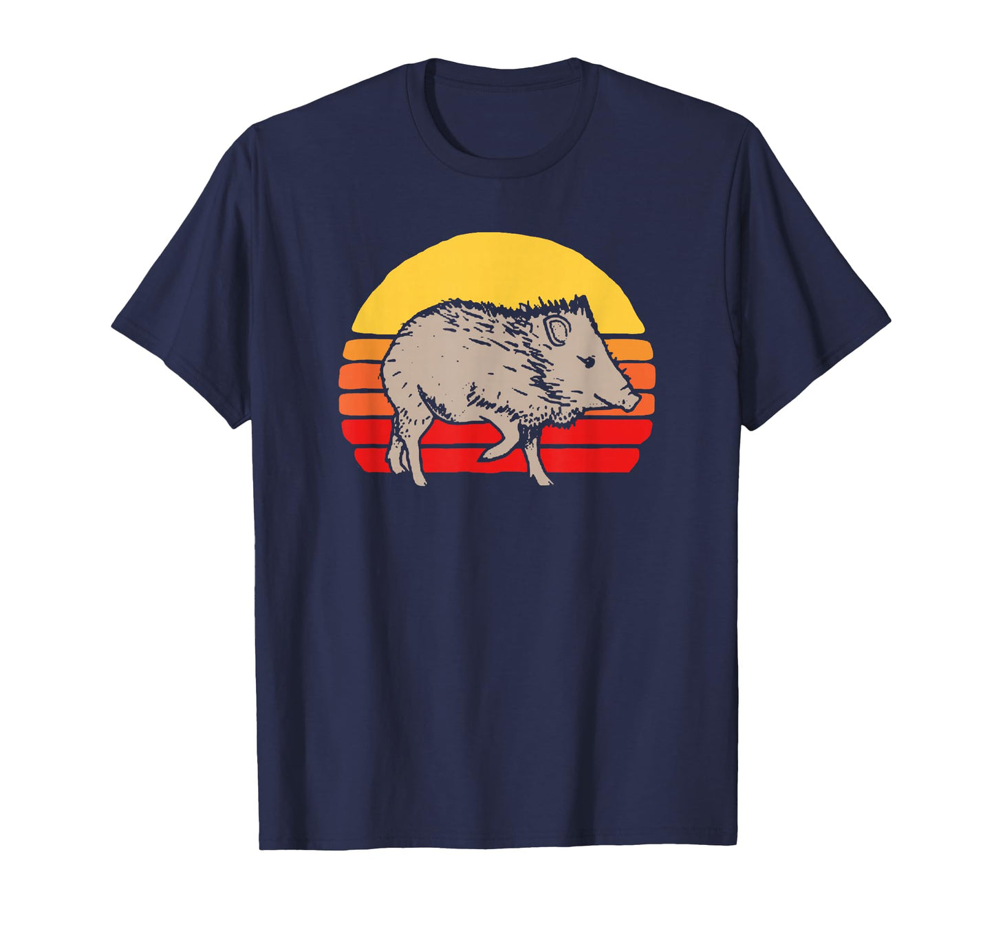 Javelina Vintage Retro 80s Sunset Cute Funny Arizona T-Shirt