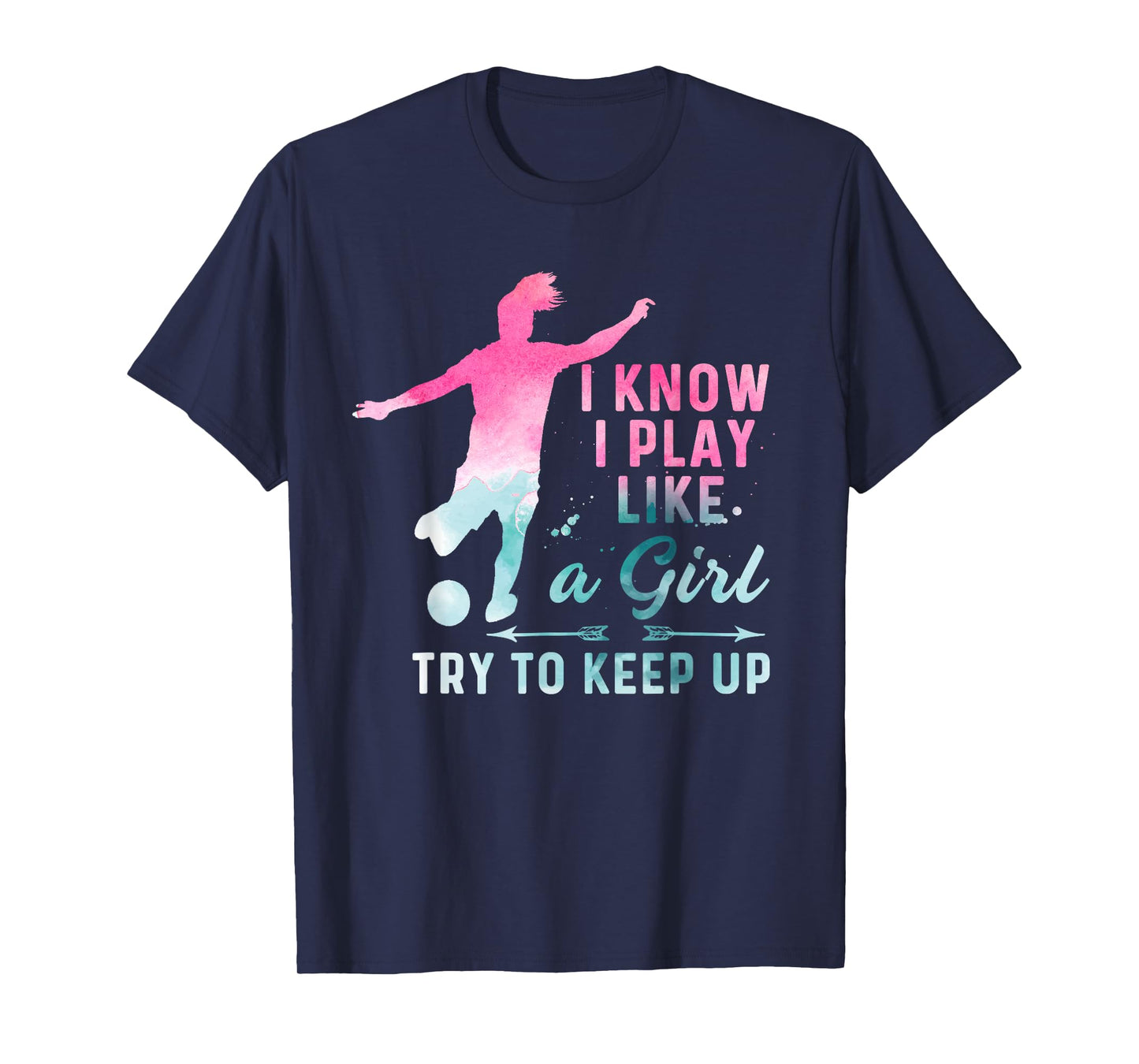 Girl Soccer Player Gifts Team Cleats Mom Goalie Captain T-Shirt