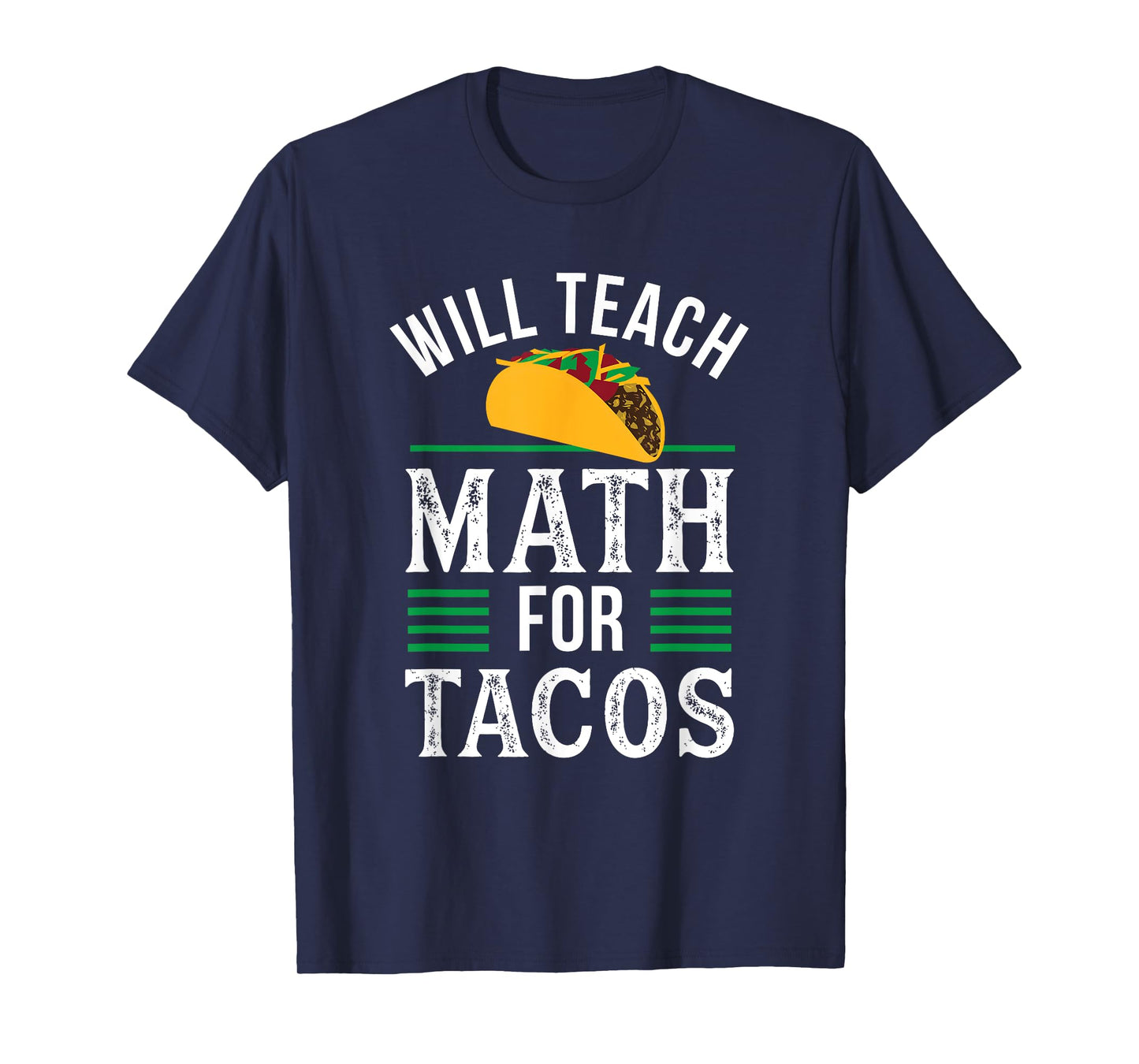 Funny Math Teacher Design for Men Mathematics Teaching Math T-Shirt