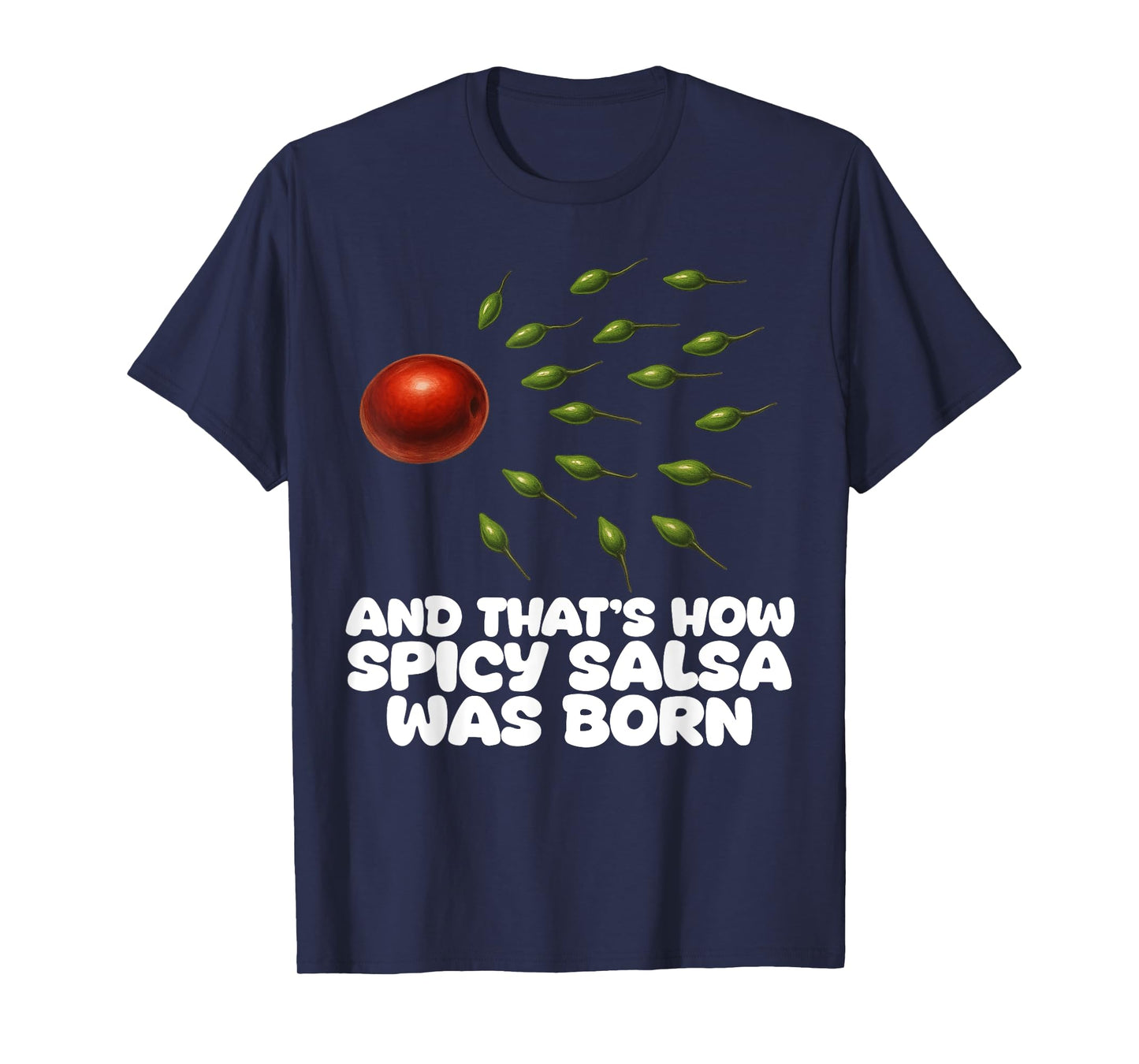 Guac How It was Born Avocado Salsa Spicy Humor T-Shirt