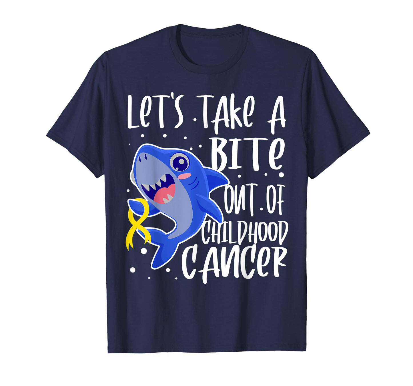 Childhood Cancer Awareness DIPG Shark Take A Extinct Gift T-Shirt