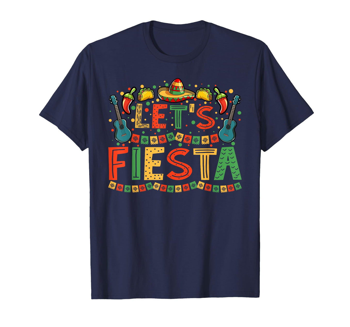 Mexican Cinco de Mayo Fiesta Shirt Women Men Sombrero T-Shirt