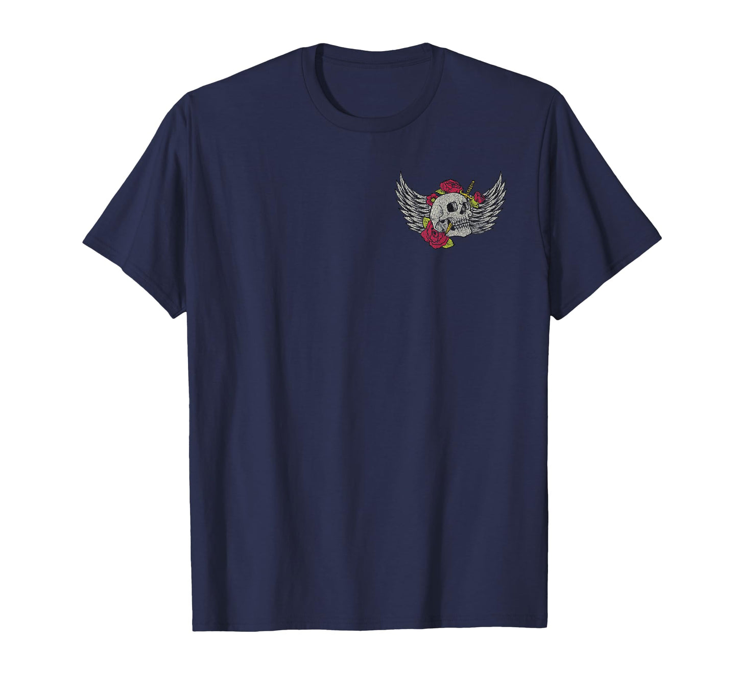 Gen X Badass Generation Classic Skull Rock Vintage 2 Side T-Shirt