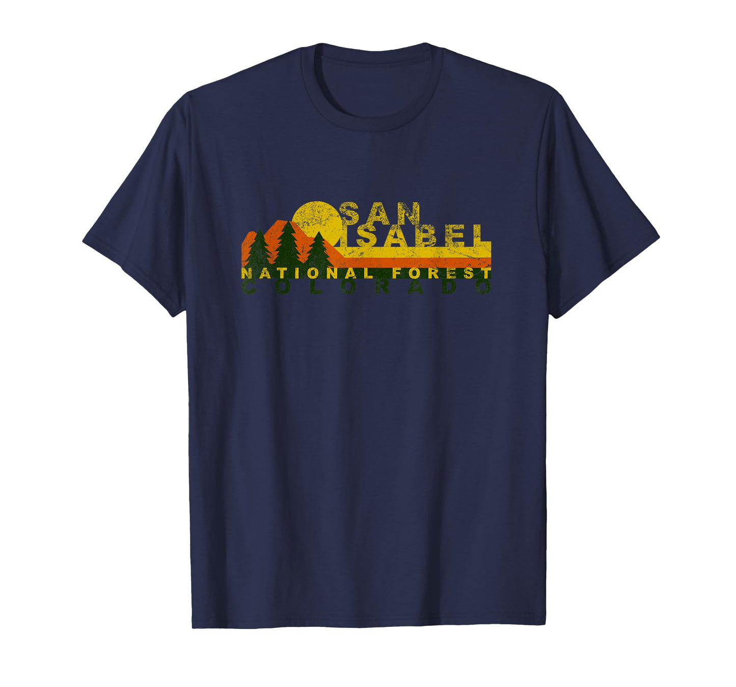 San Isabel National Forest Vintage Retro T-Shirt