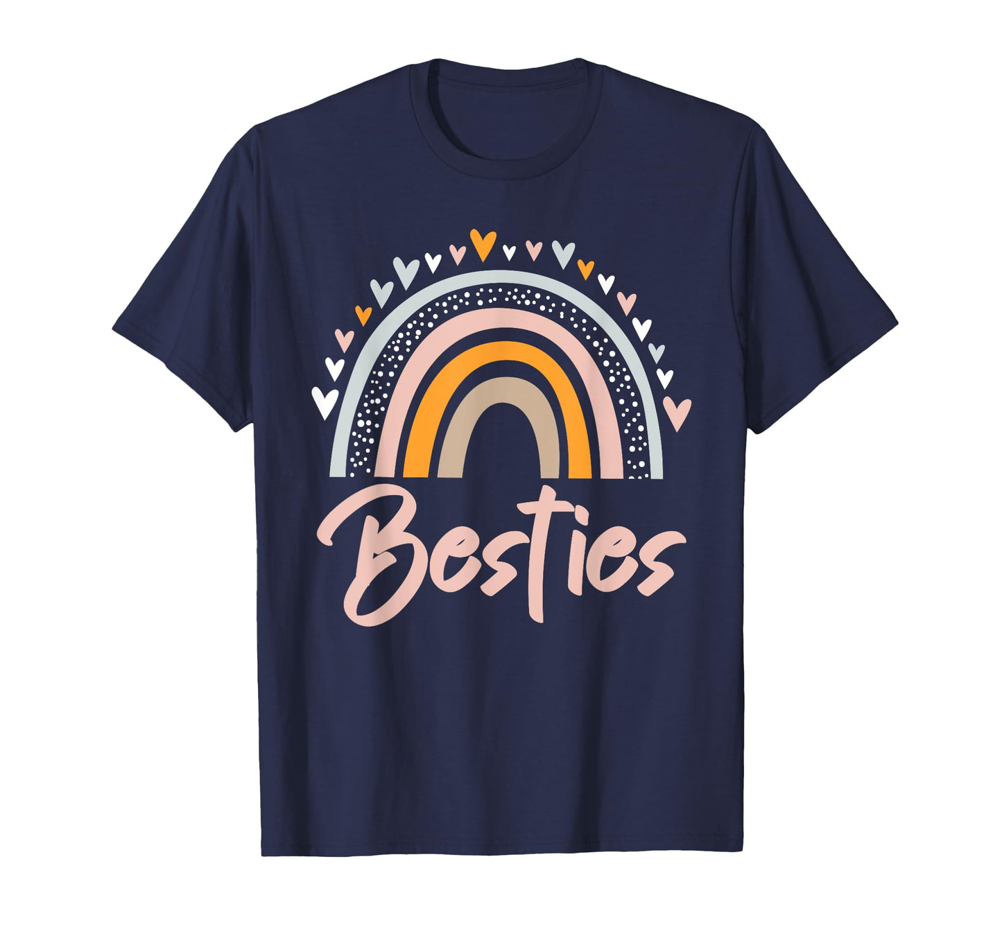 Besties BFF Heart Best Friends Bestie T-Shirt