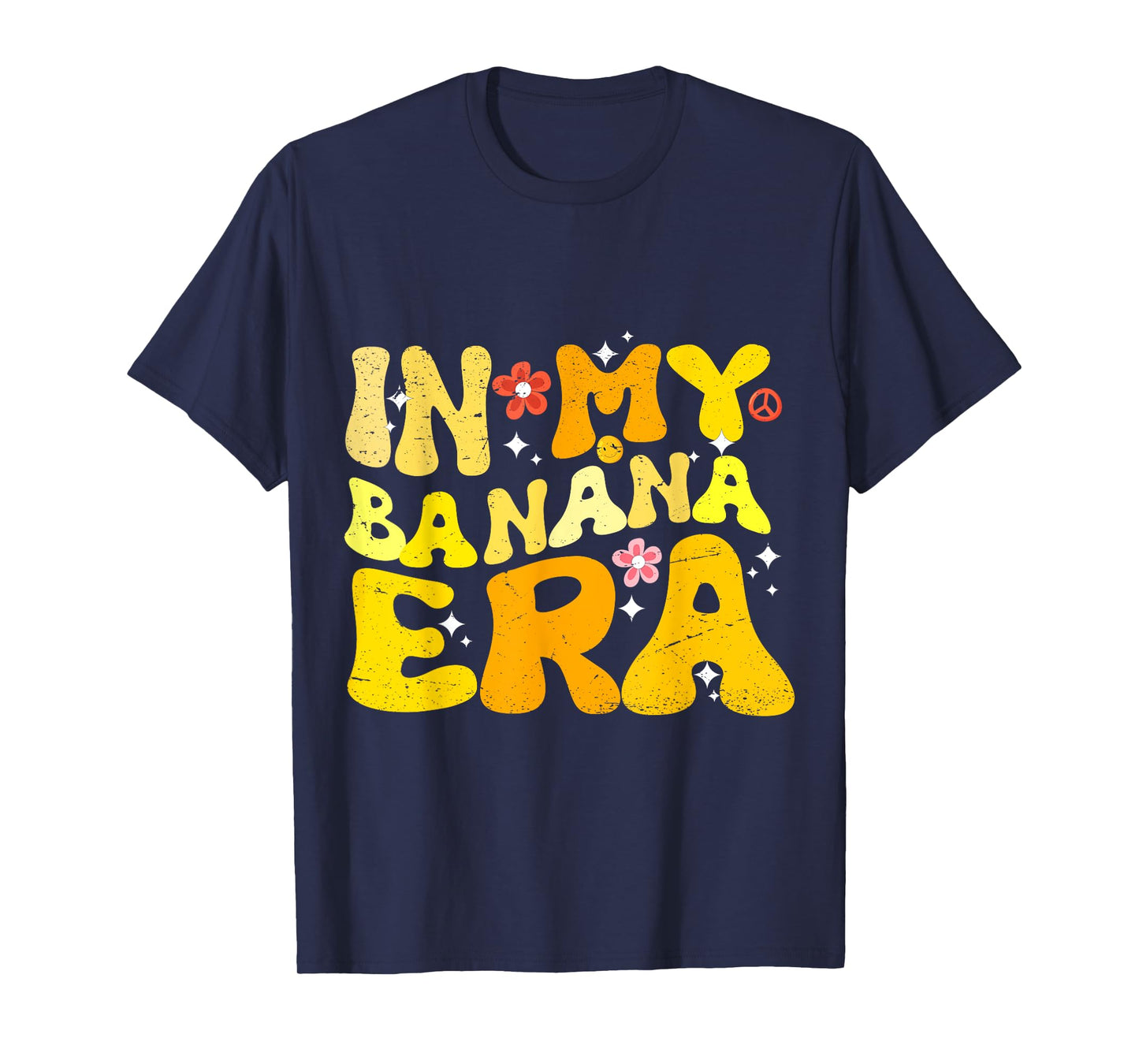 In My Banana Era Banana and Baseball Lover Funny T-Shirt