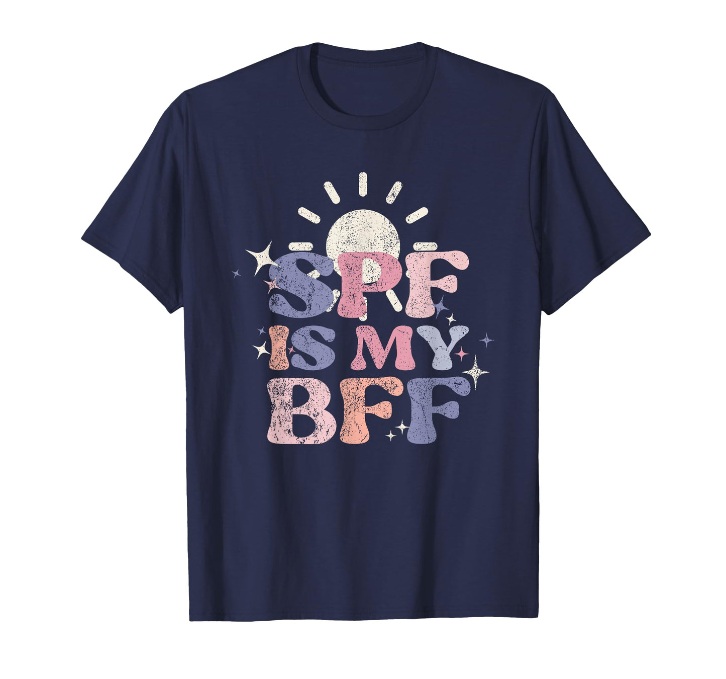 Vintage SPF Is My BFF Sunscreen Skincare Esthetician T-Shirt