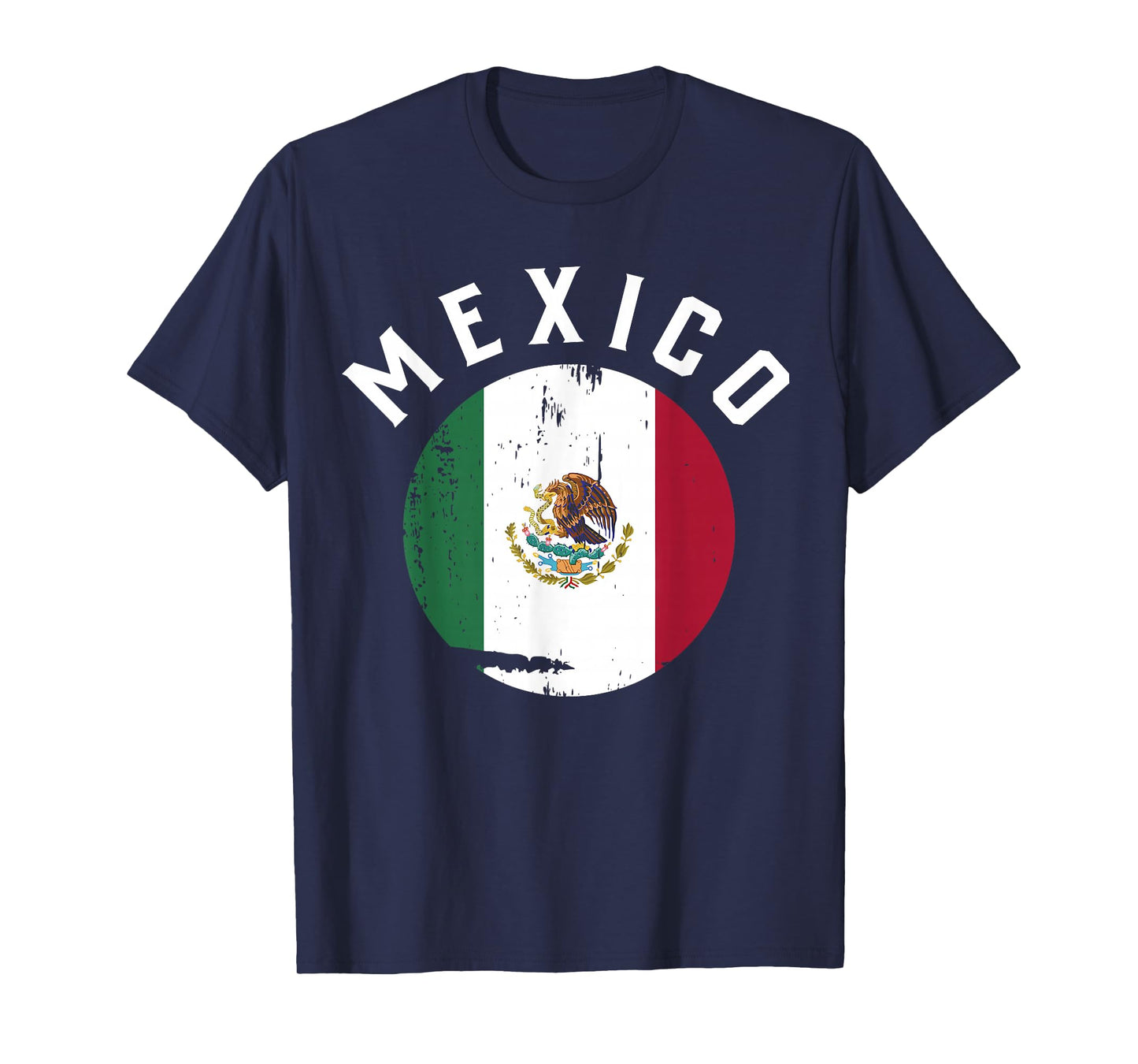 Mexico Flag Mexican Hispanic Siesta Pride Vintage T-Shirt