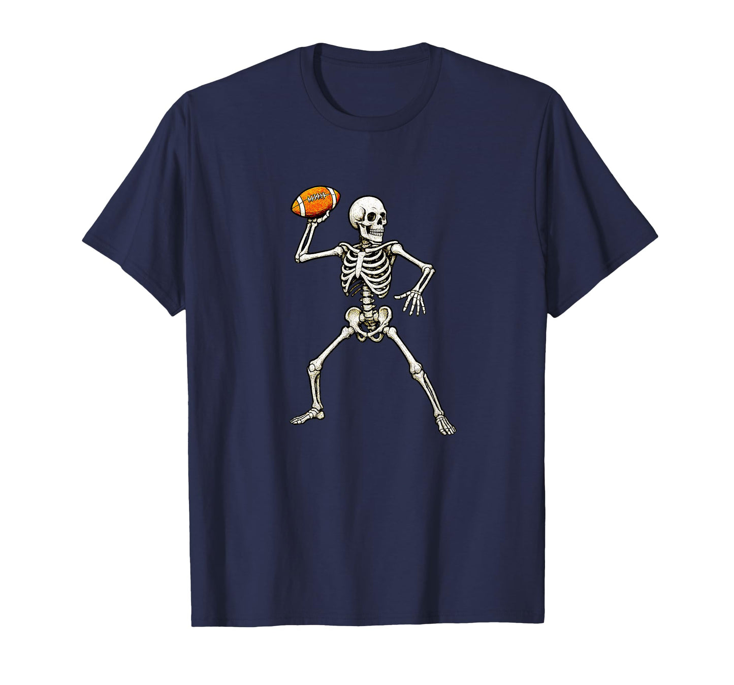 Skeleton Football Player - Quarterback T-Shirt