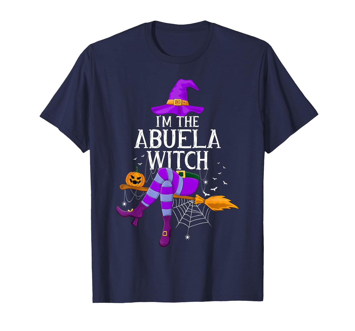 Matching Family Costume I'm The Abuela Witch Halloween T-Shirt