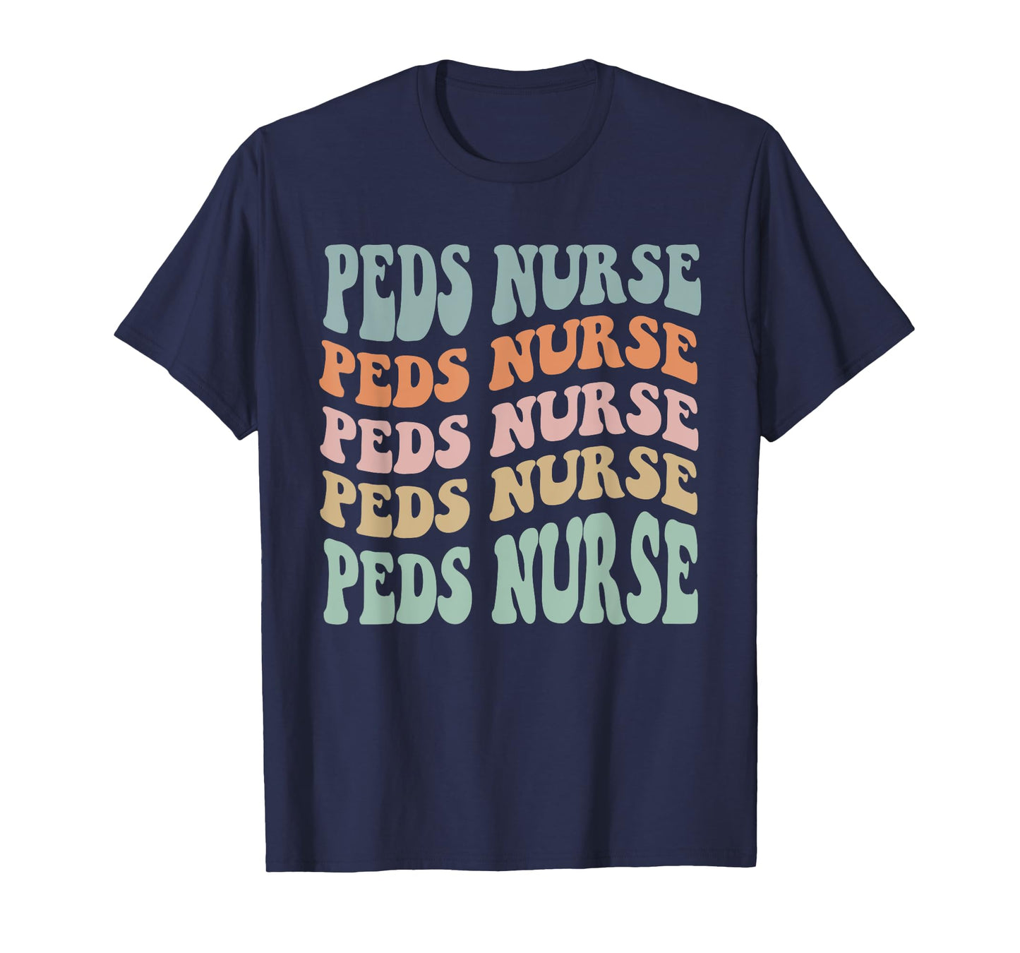 Pediatric Nurse PEDS Nursing Appreciation Pediatric Retro T-Shirt