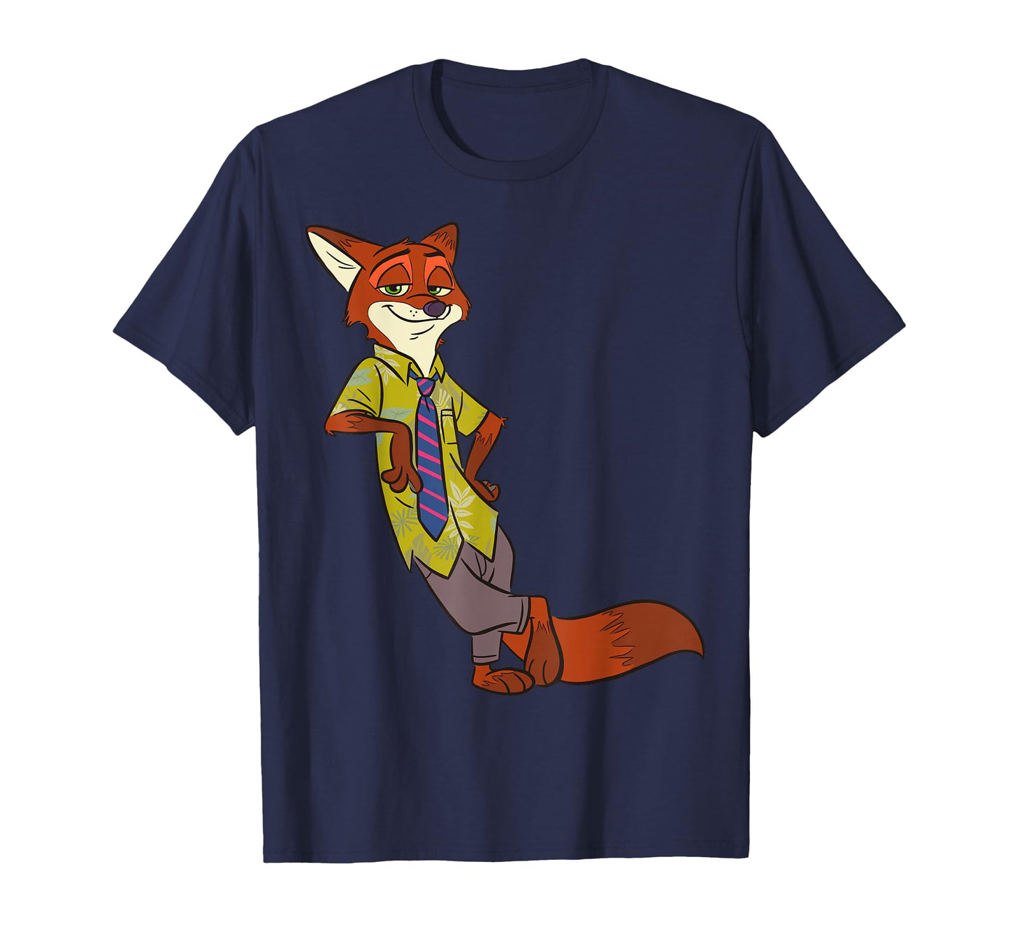 Disney Zootopia Cool Fox Nick Wilde Leaning T-Shirt
