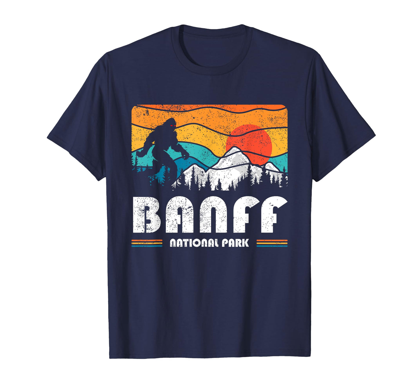 Banff Canadian National Park Retro Souvenir Banff T-Shirt