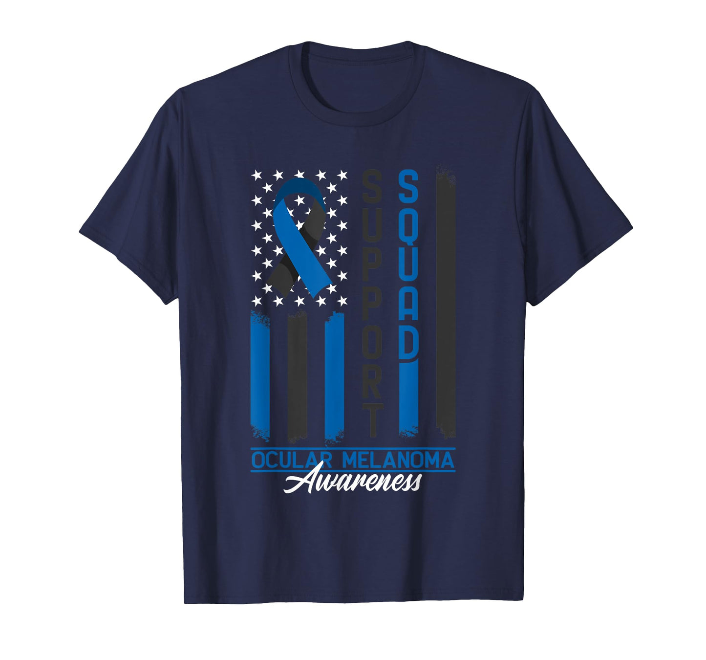Support Awareness Squad I Eye Cancer & Ocular Melanoma T-Shirt