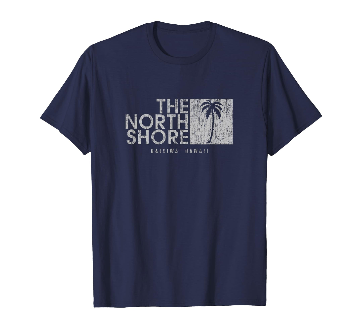 The North Shore Hawaii Palm Tree Vintage Style T-Shirt