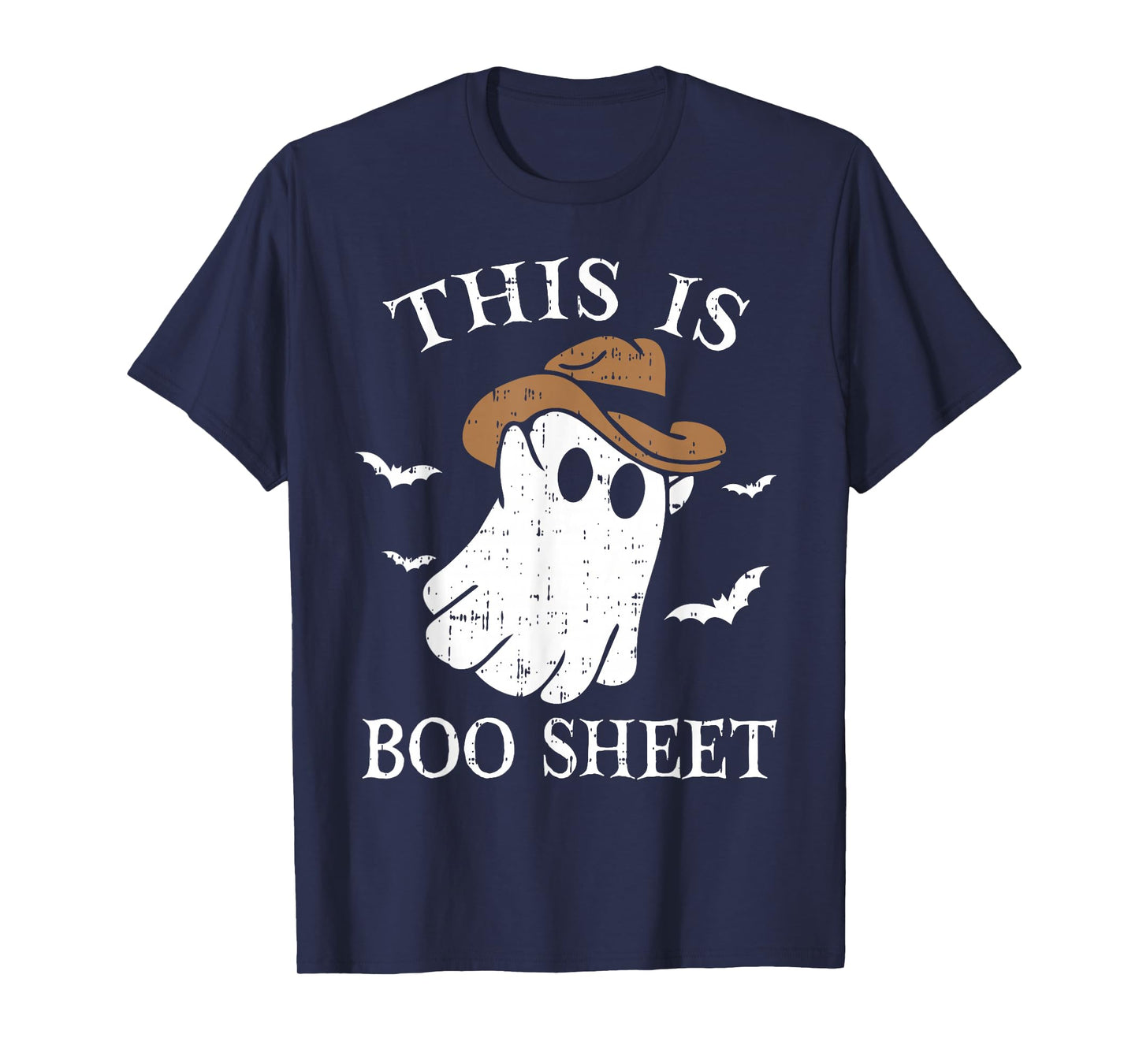 This is Boo Sheet Ghost Retro Halloween Costume Men Women T-Shirt