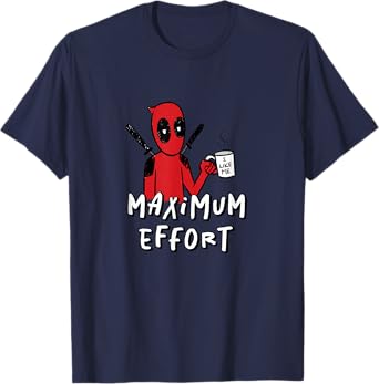 Marvel Studios Deadpool & Wolverine Maximum Effort Coffee T-Shirt