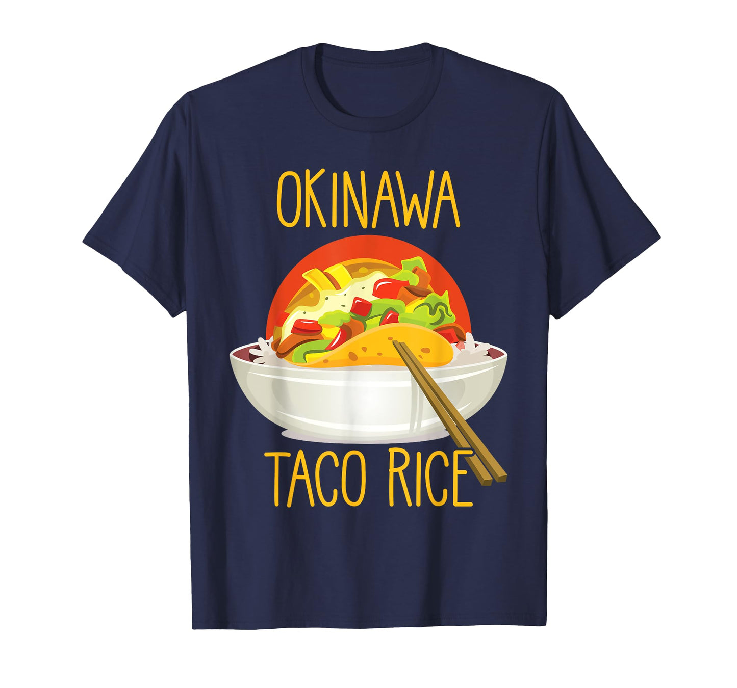 Okinawa Taco Rice japanese Kitchen Foodie T-Shirt