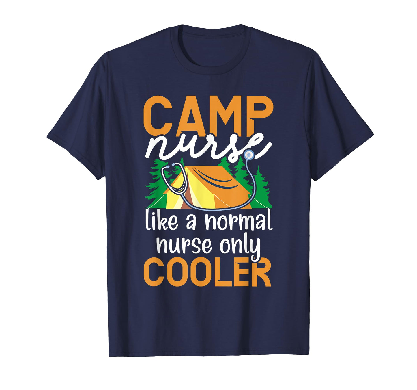 Camp Nurse Camping Nursing Registered Nurse Camper T-Shirt