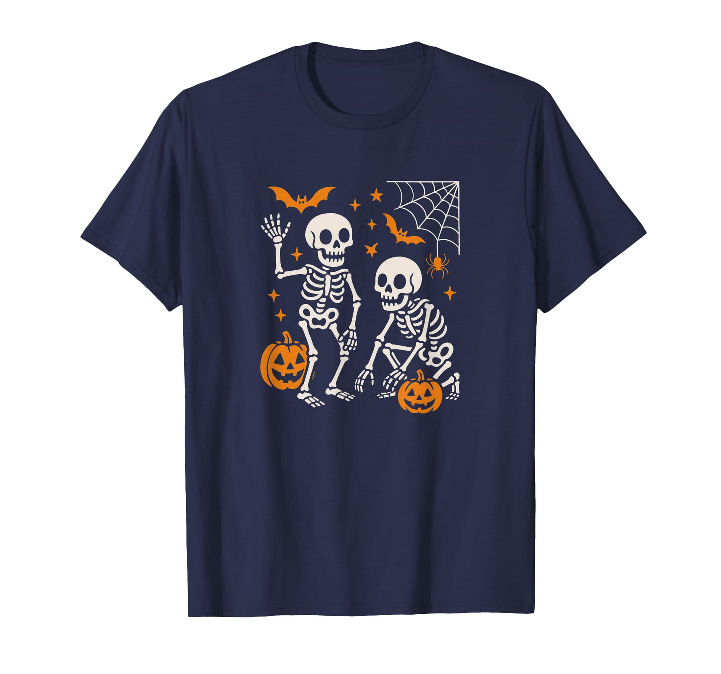 Halloween Party Skeletons Spooky Fun T-Shirt