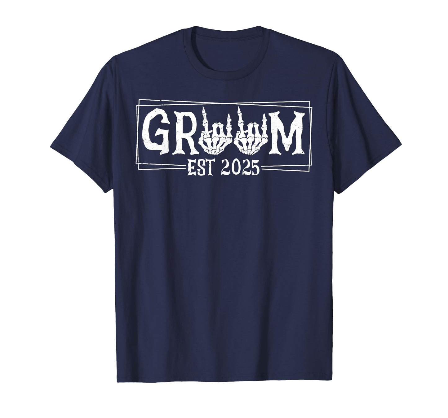 Halloween Spooky Skeleton Engagement Wedding Bride Groom T-Shirt