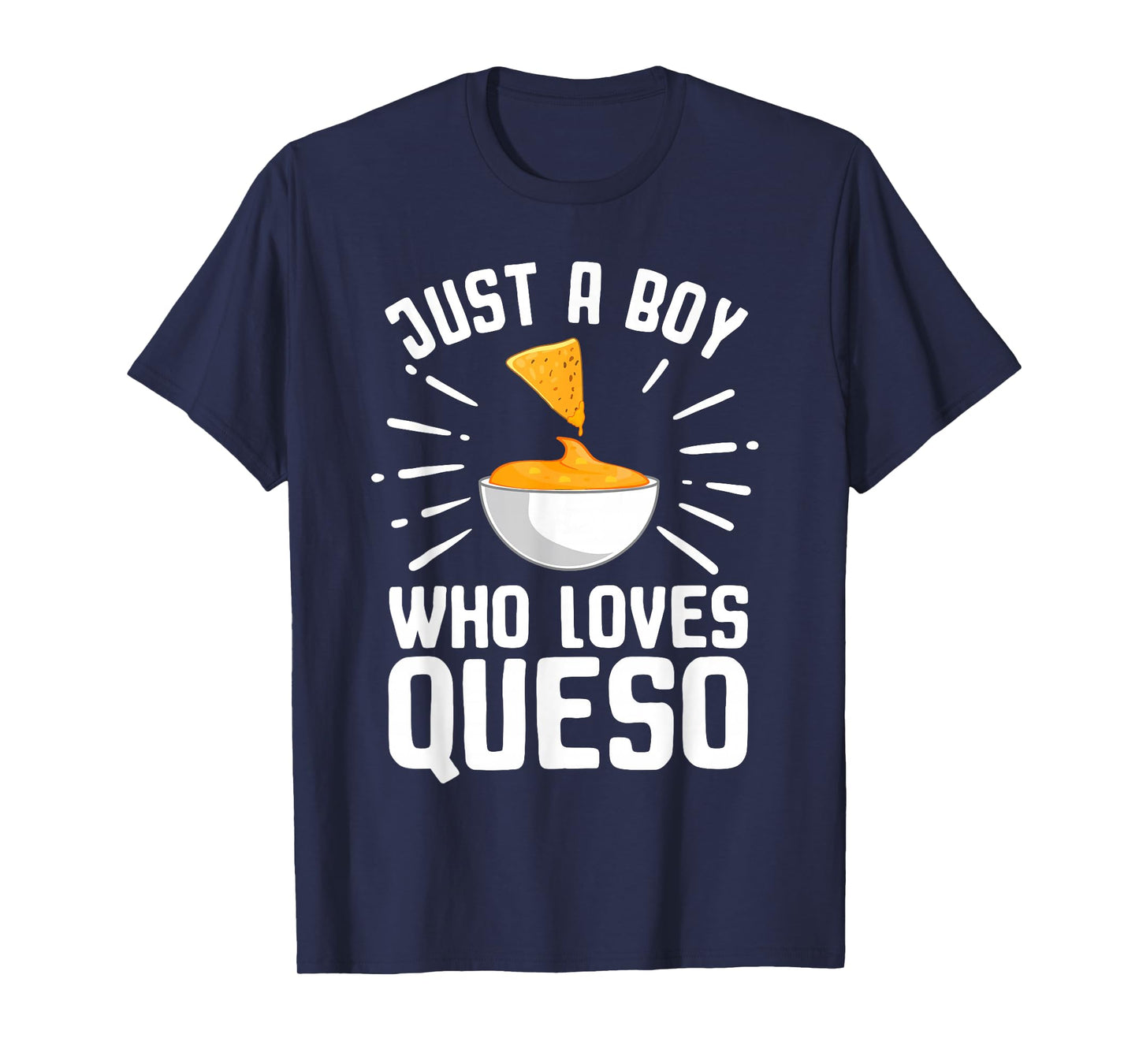 Best Queso Design for Boys Kids Men Cheese Dip Queso Lover T-Shirt