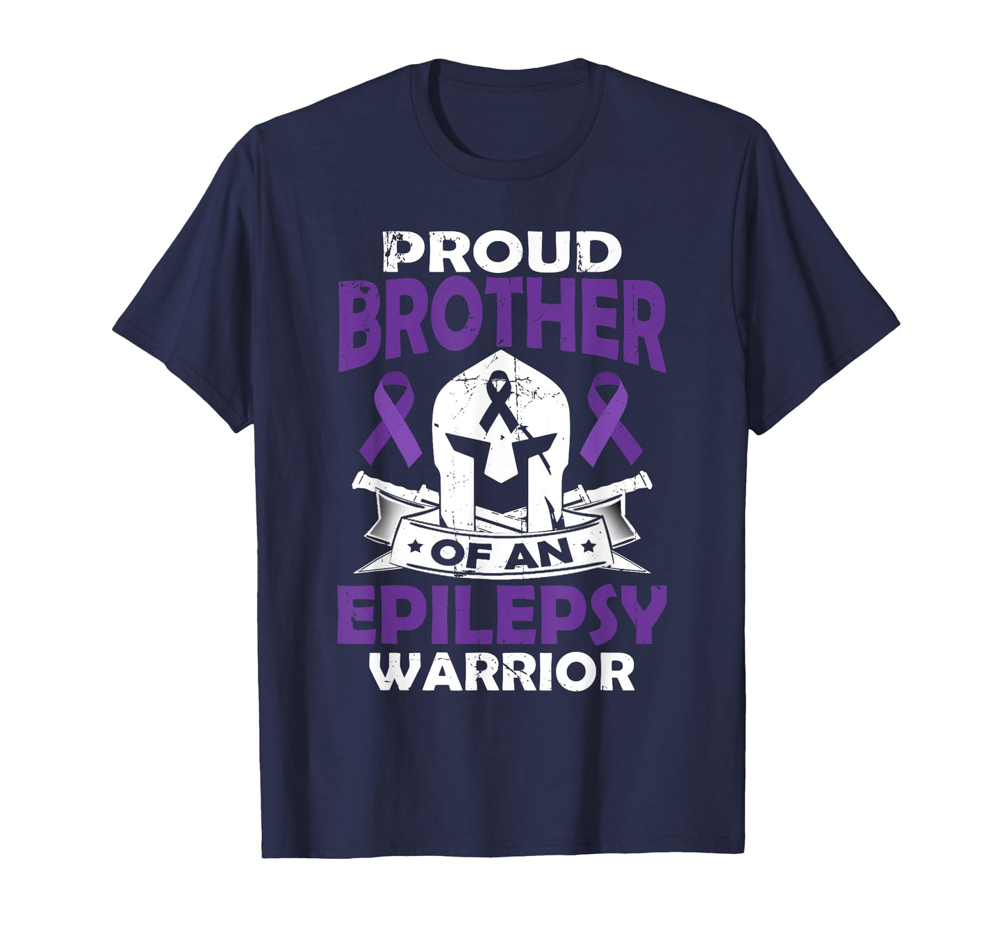Proud Brother Of Epilepsy Warrior Seizure Disorder Awareness T-Shirt