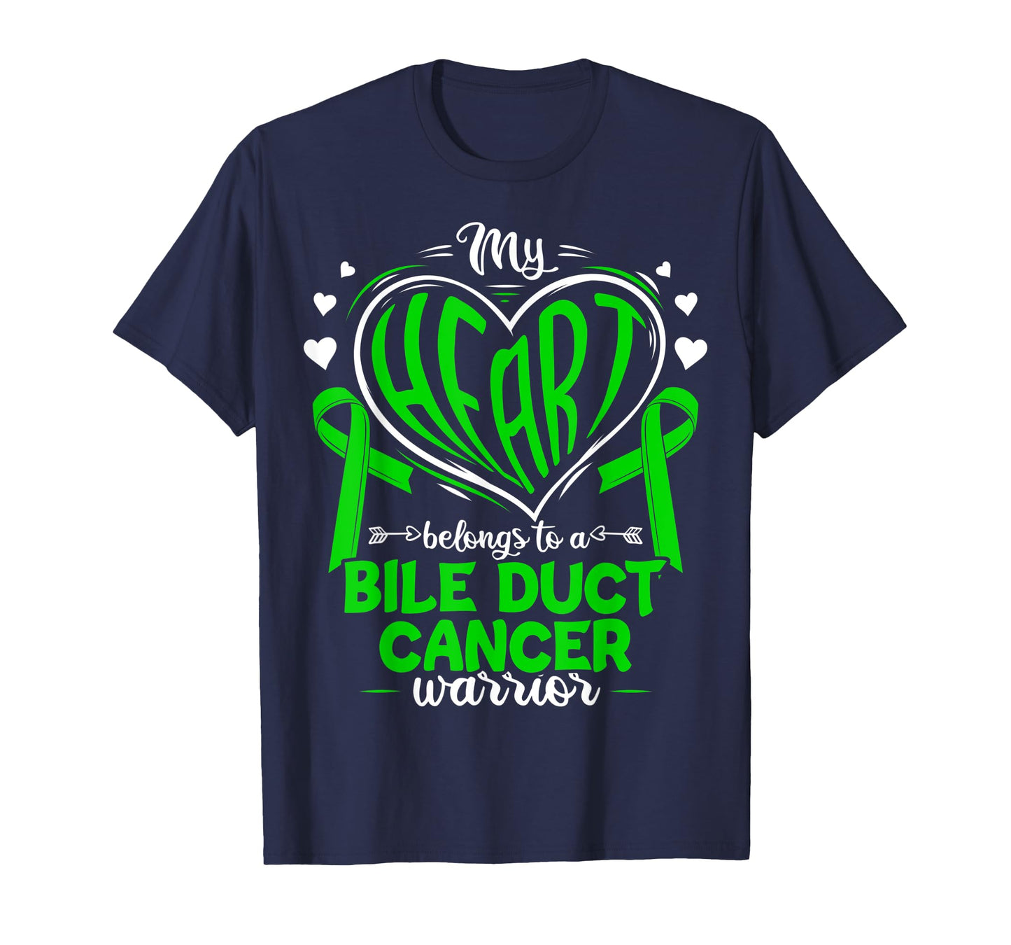 Cholangiocarcinoma Bile Duct Cancer Awareness T-Shirt