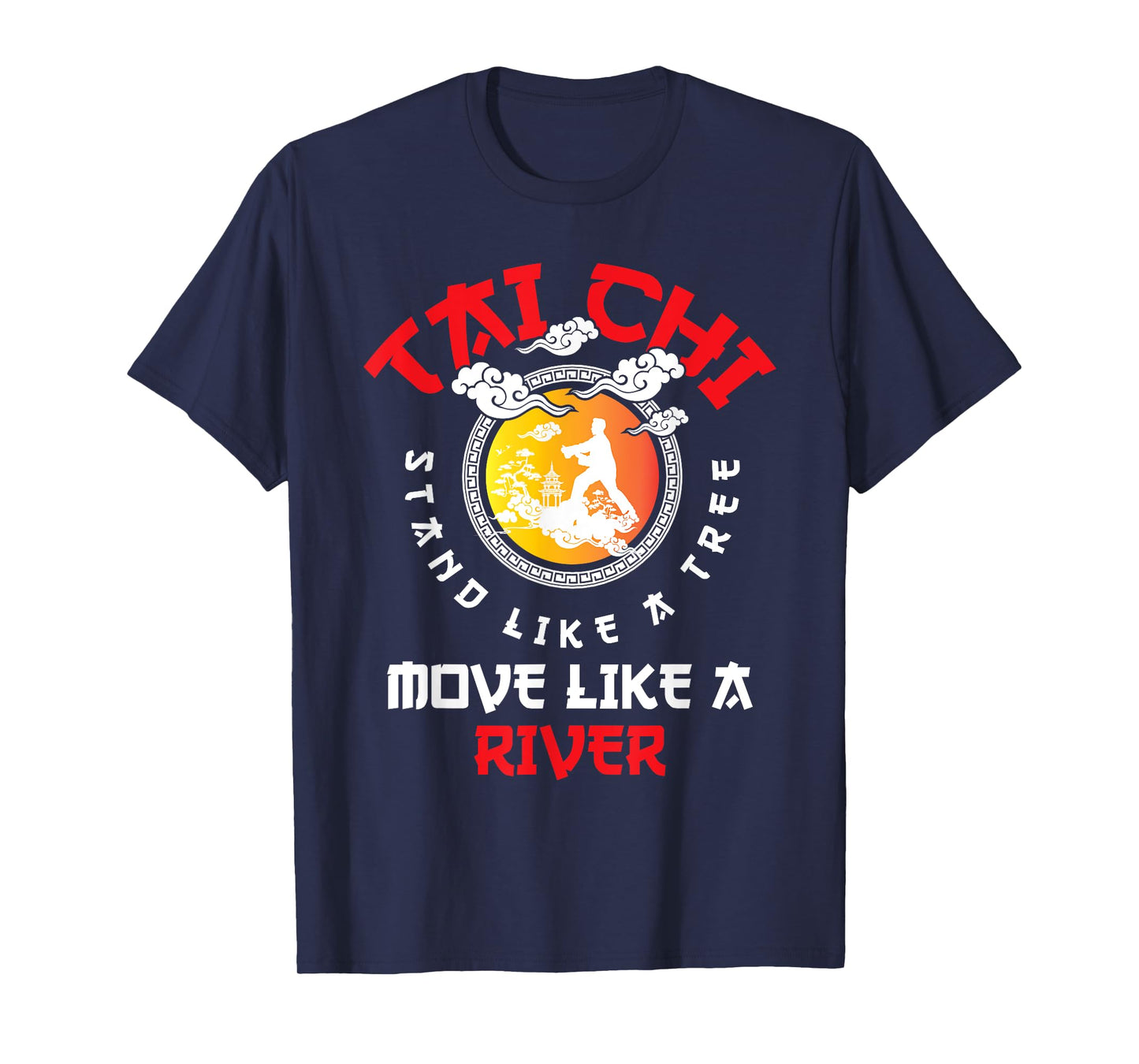 Tai Chi Stand Like A Tree - Mind Body Spiritual Meditation T-Shirt