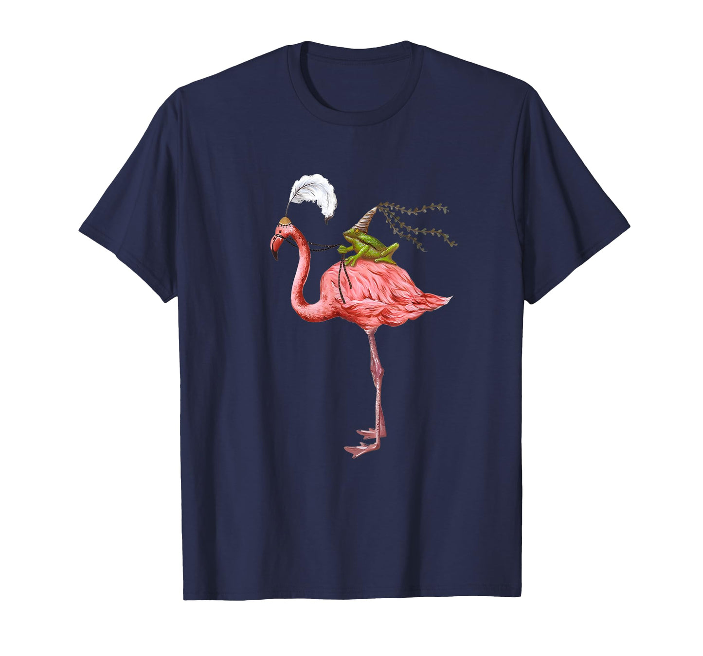 Frog and Flamingo Funny Frog and Flamingo T-Shirt