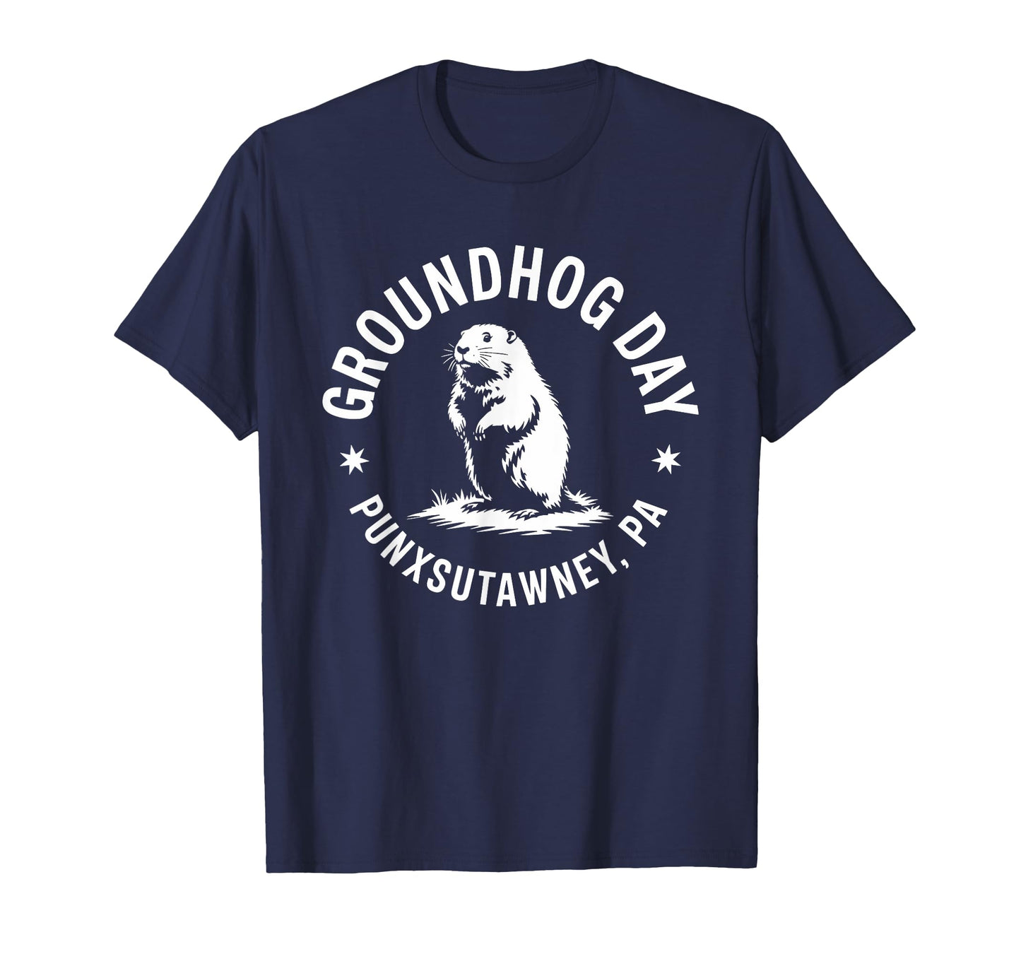 Groundhog Punxsutawney Funny Groundhog Day Shadow Gifts T-Shirt