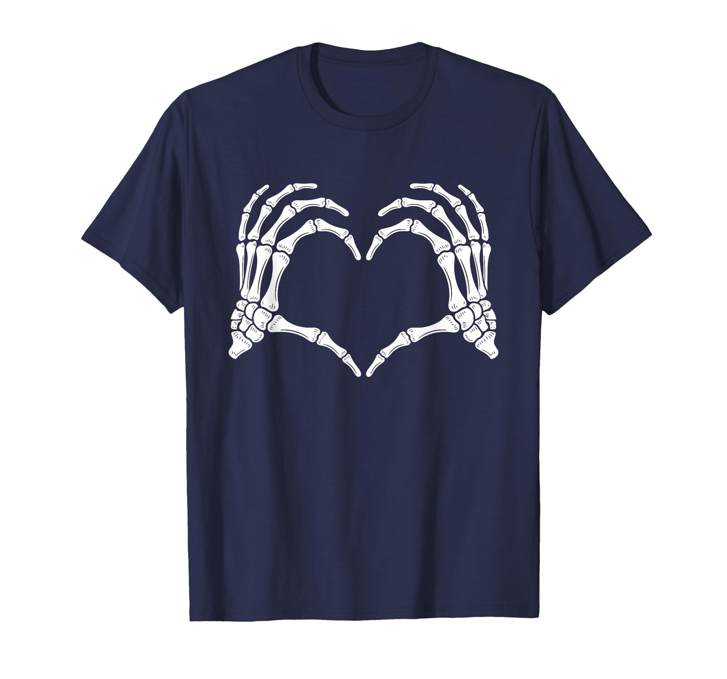 Skeleton Hands Heart Halloween Costume T-Shirt