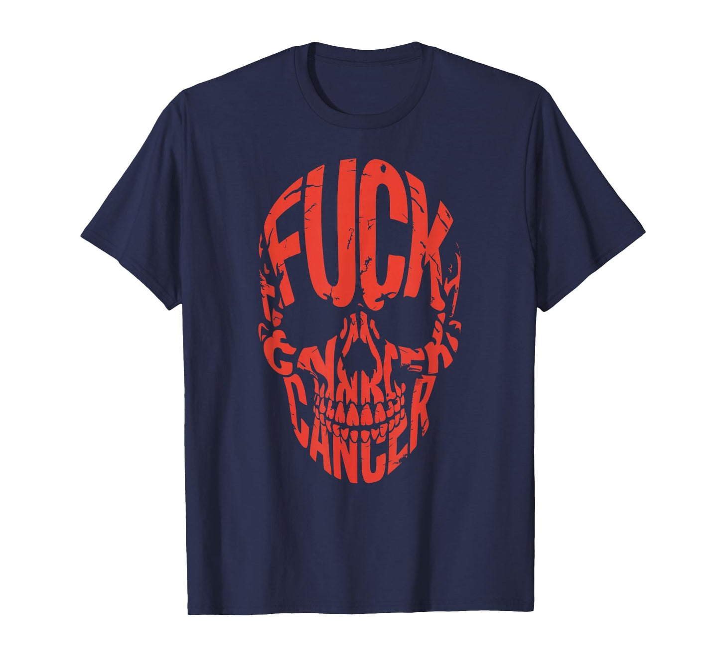 Fuck Cancer Skull Cancer Awareness Fight Cancer T-Shirt