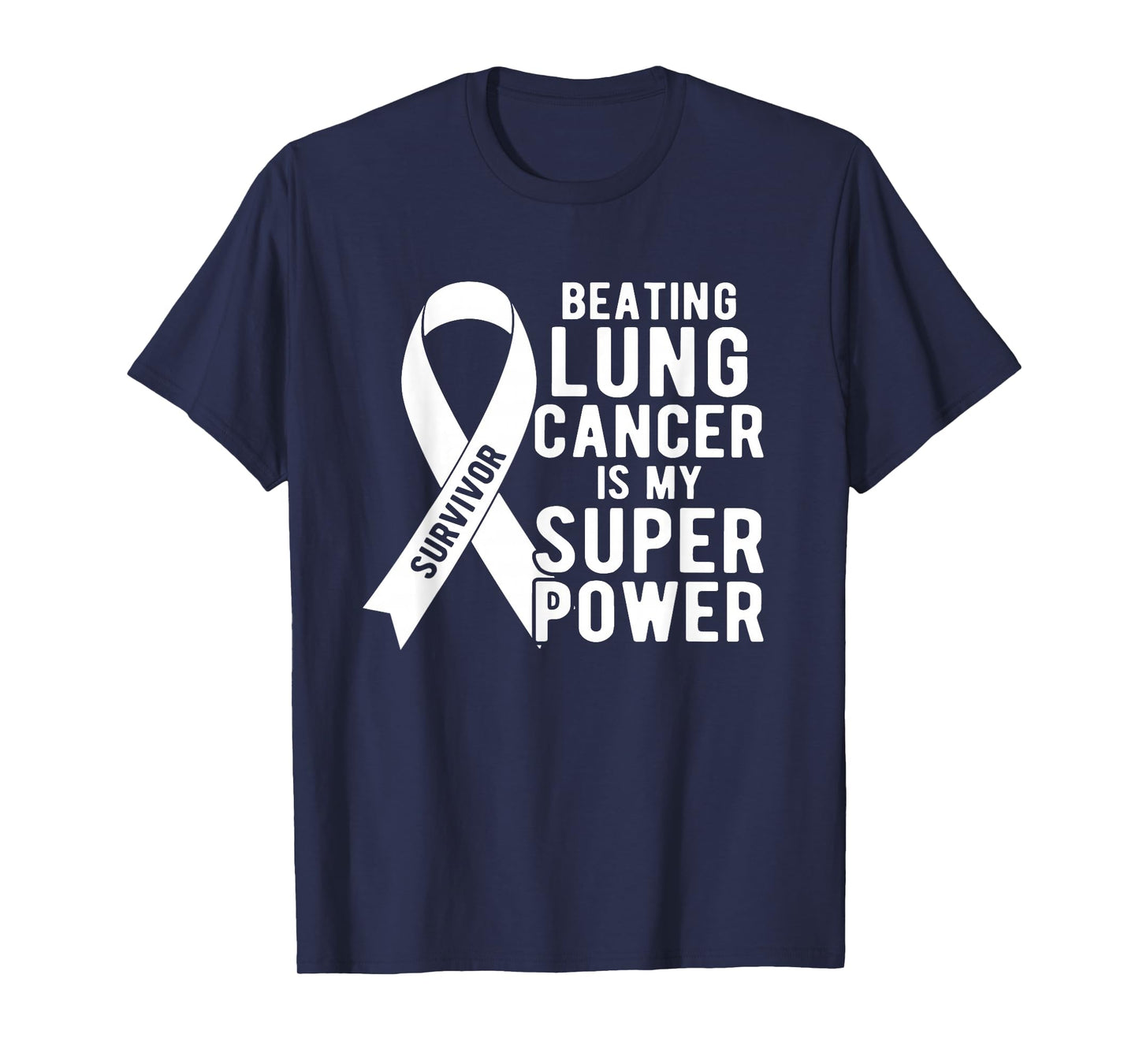 Beating Lung Cancer Awareness Survivor Gifts Men Women Kids T-Shirt