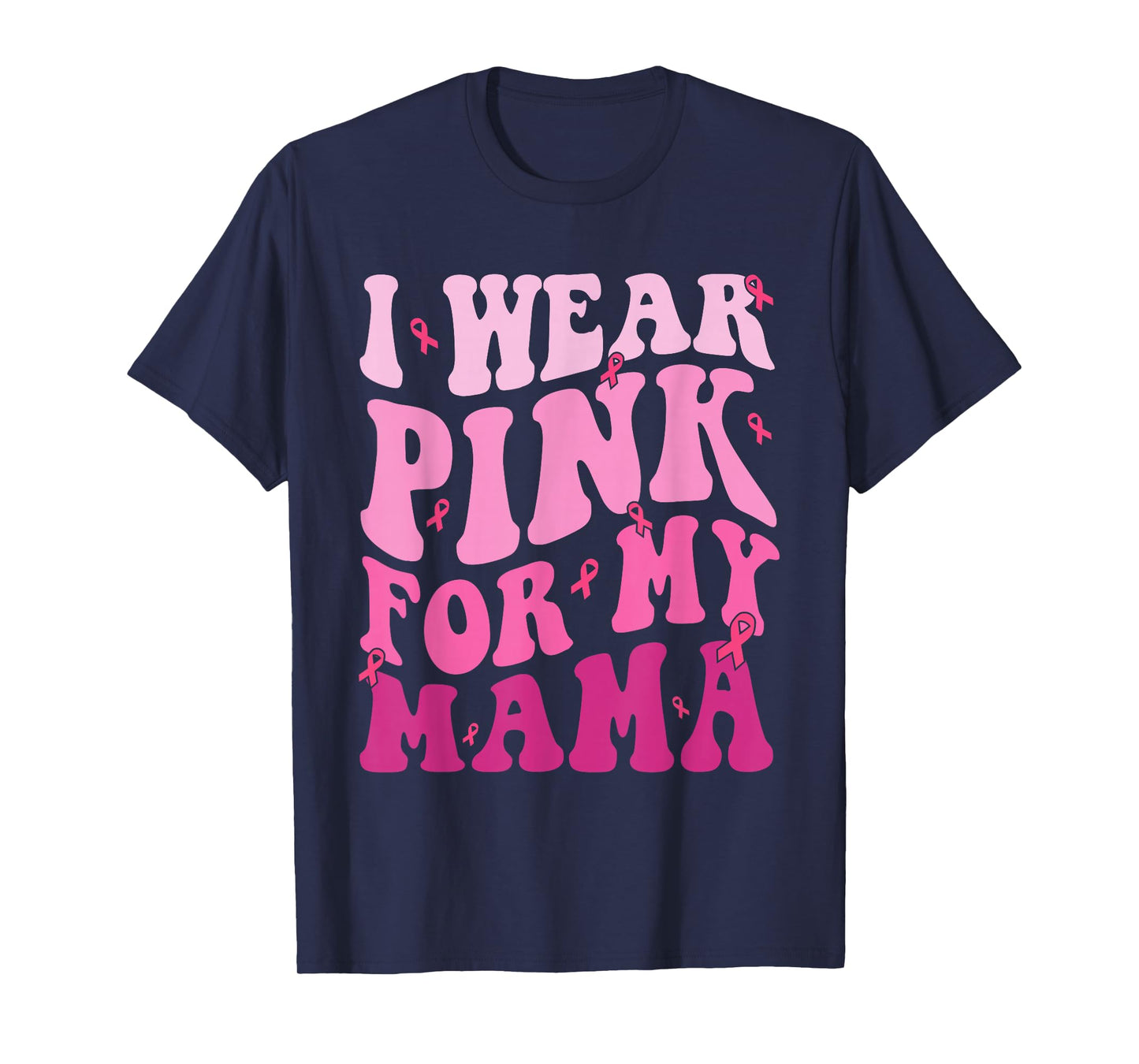 Breast Cancer Shirts for Kids I Wear Pink for my Mama T-Shirt