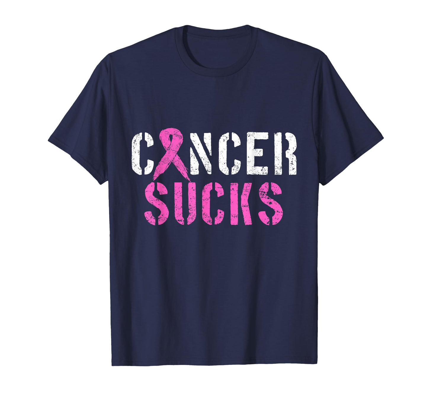 Cancer Sucks Pink Ribbon T-Shirt
