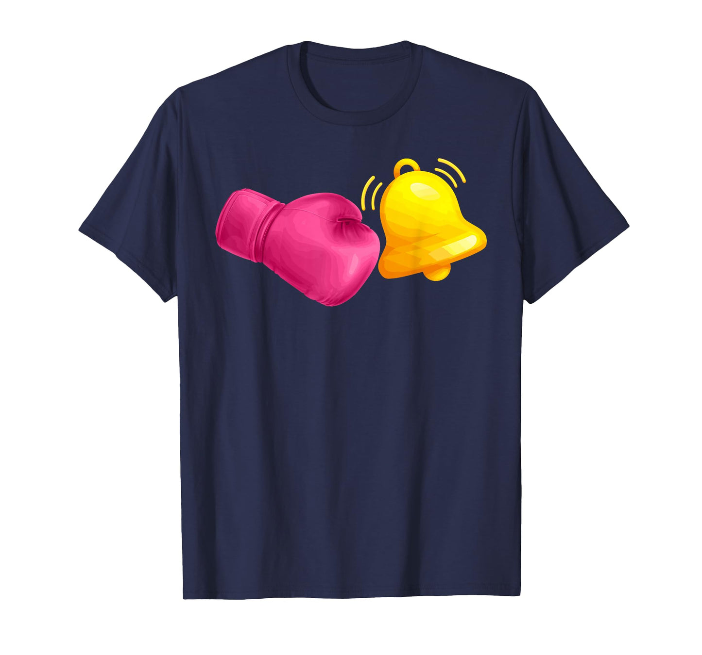 Last Day of Chemo Breast Cancer Boxing Glove Ring The Bell T-Shirt